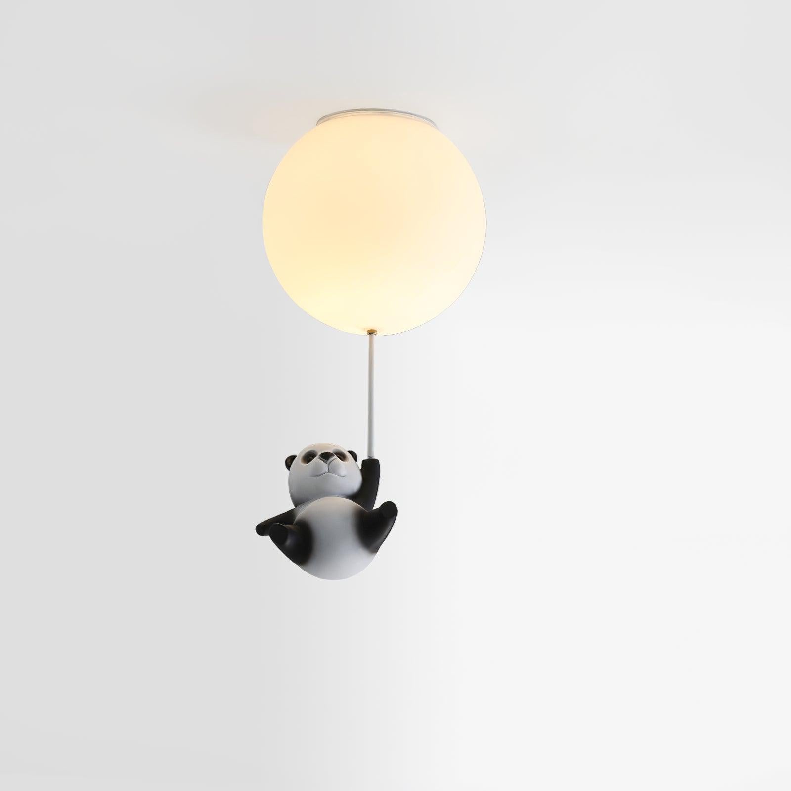 Aursilos Elegance Panda Glass Ceiling Lamp - Letslighting