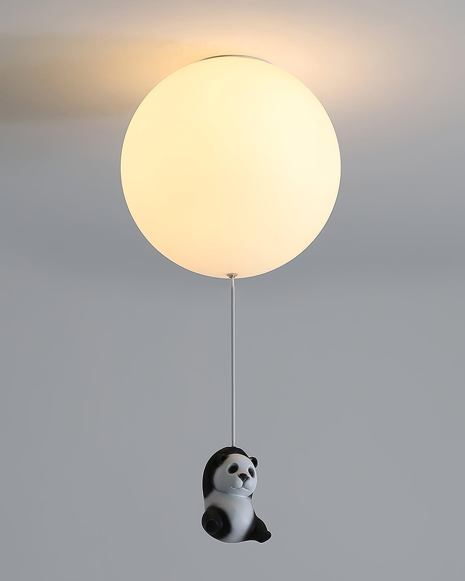 Aursilos Elegance Panda Glass Ceiling Lamp - Letslighting