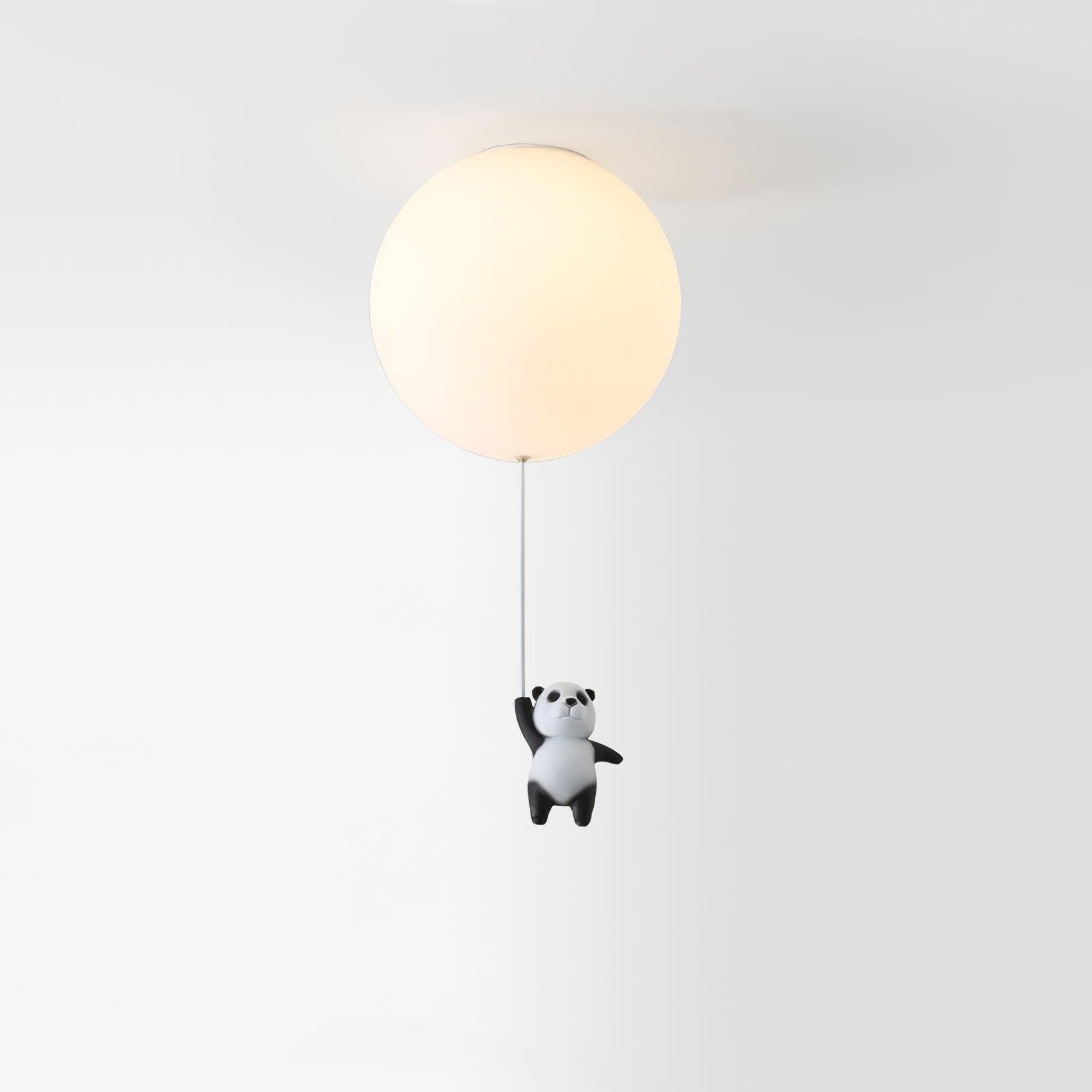 Aursilos Elegance Panda Glass Ceiling Lamp - Letslighting