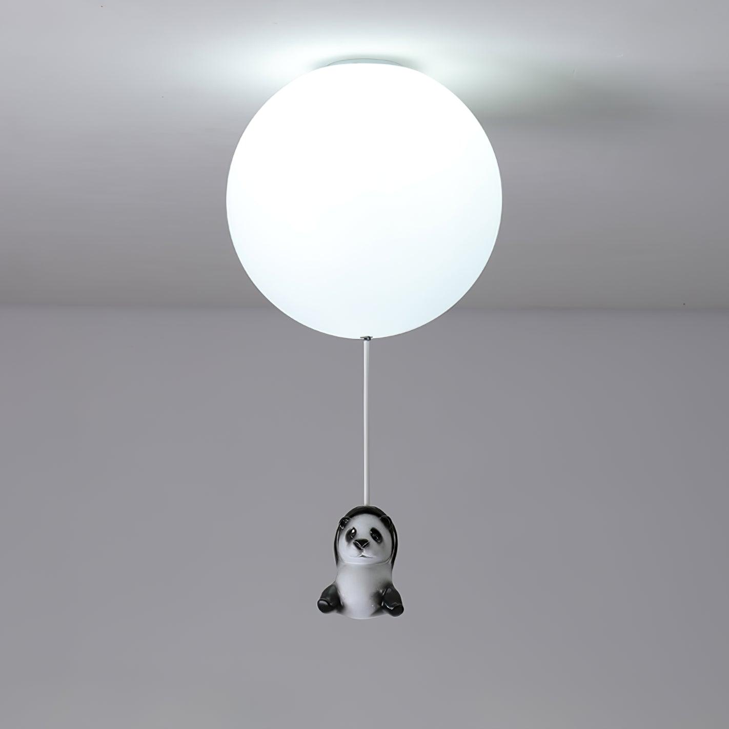 Aursilos Elegance Panda Glass Ceiling Lamp - Letslighting