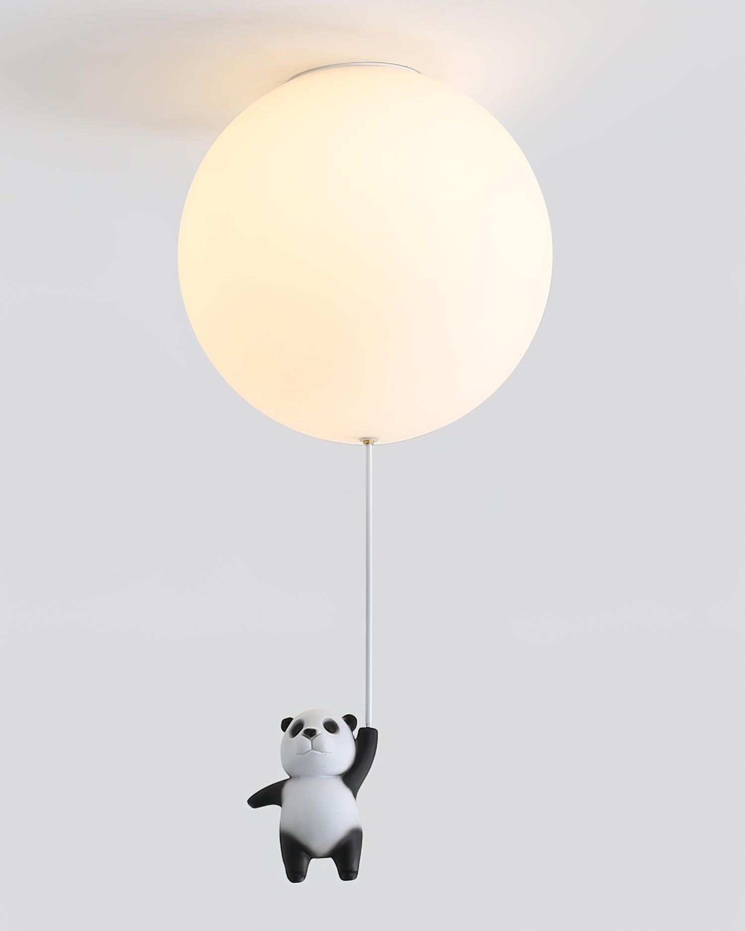 Aursilos Elegance Panda Glass Ceiling Lamp - Letslighting
