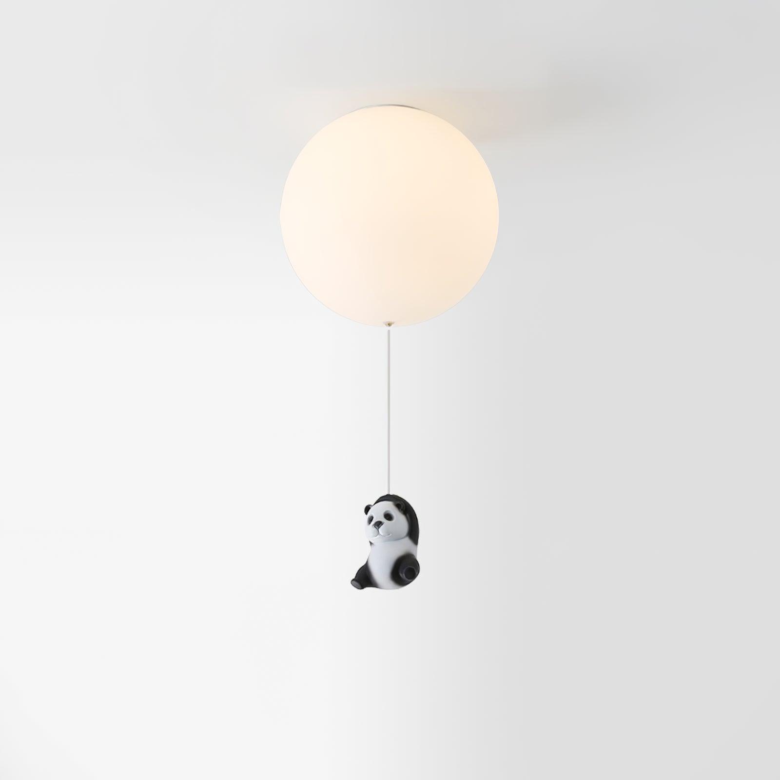 Aursilos Elegance Panda Glass Ceiling Lamp - Letslighting