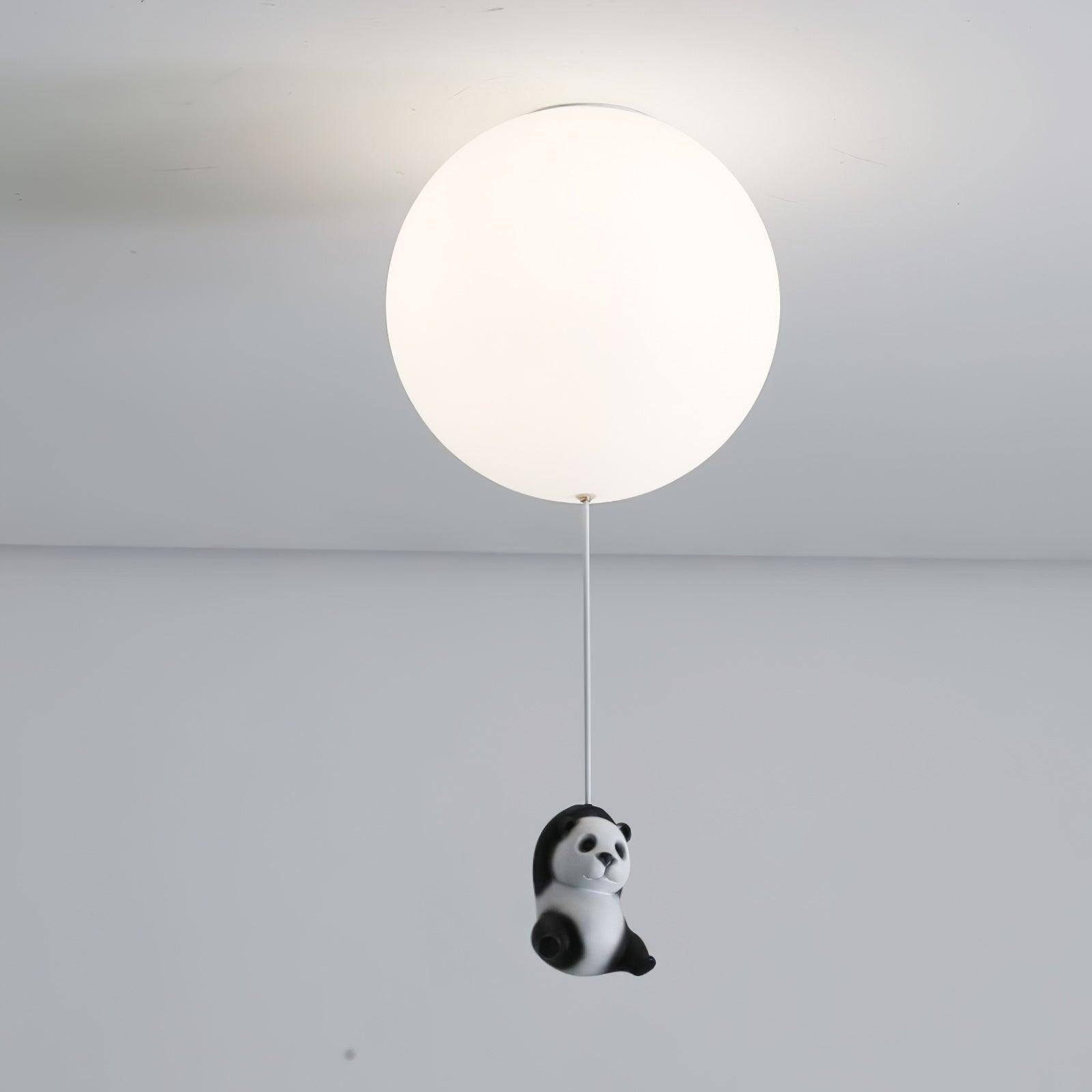 Aursilos Elegance Panda Glass Ceiling Lamp - Letslighting