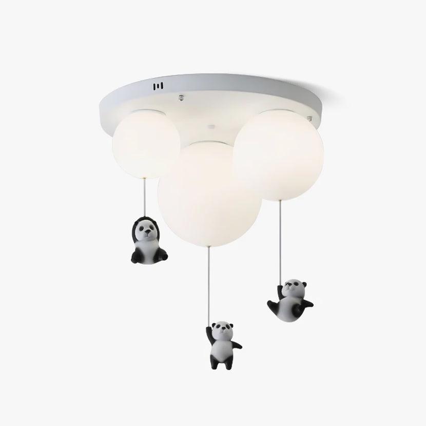 Aursilos Elegance Panda Glass Ceiling Lamp - Letslighting
