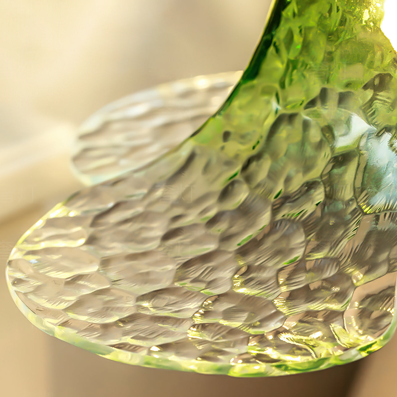 Panya Glass Pendant Lamp Hand-Blown Petal Organic - Letslighting