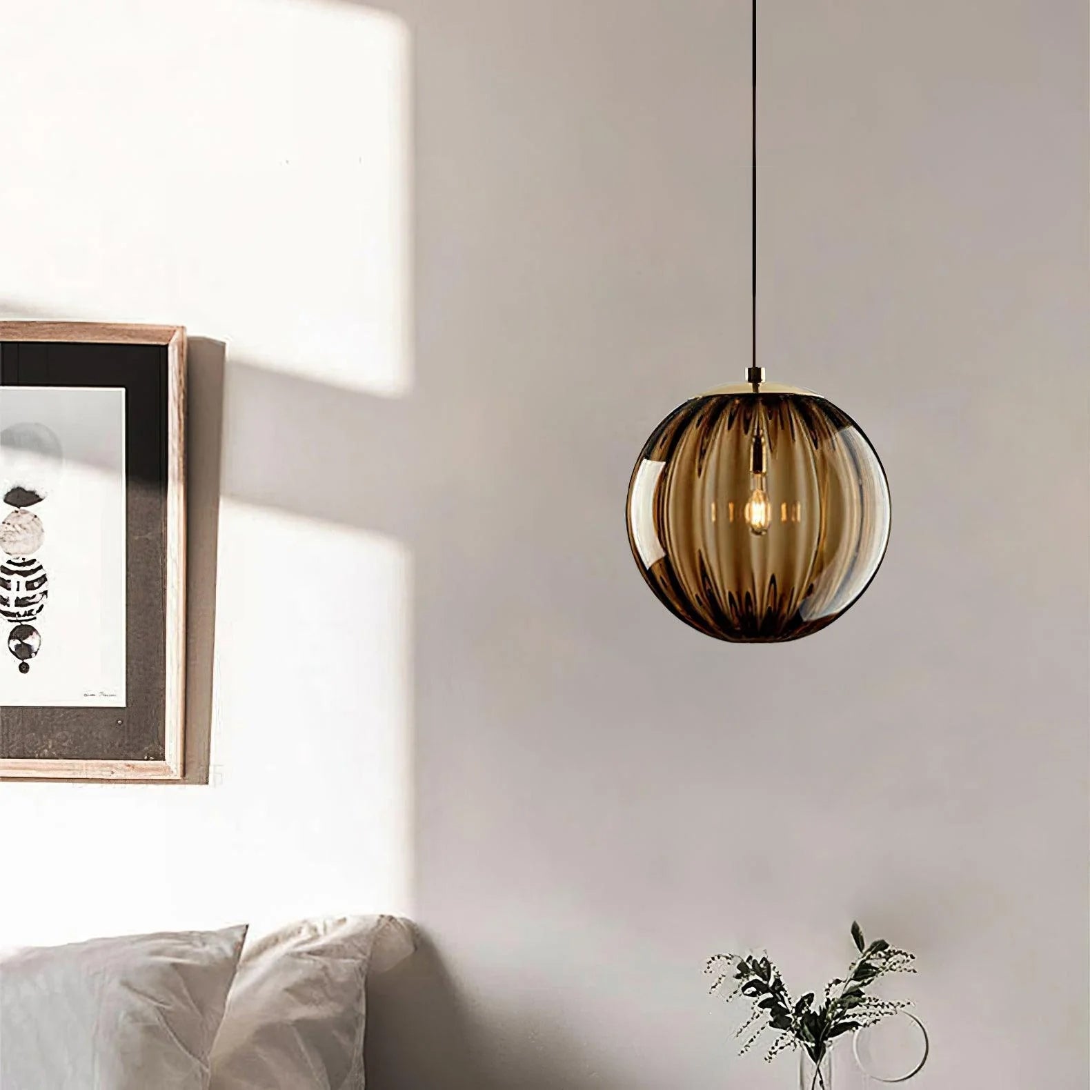 Halore Glass Vintage Pendant Light - Letslighting
