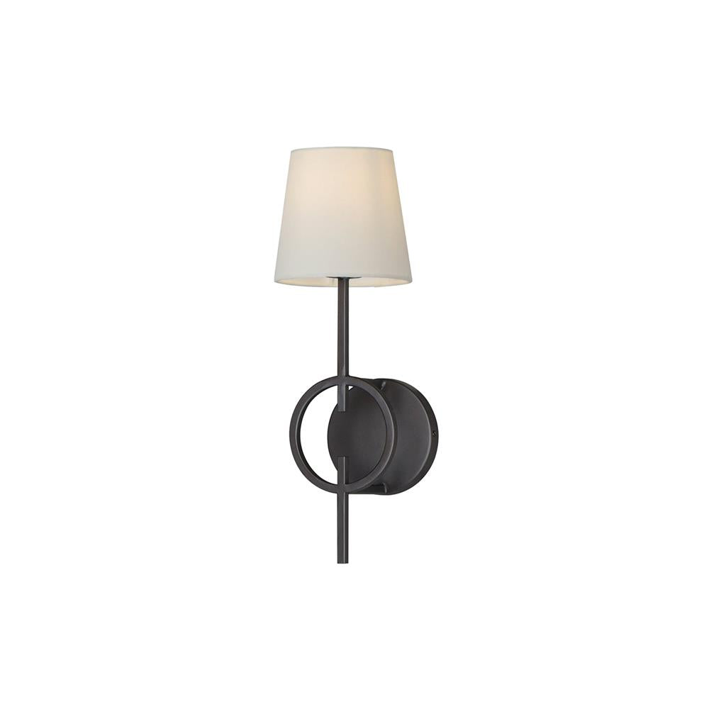 Evtalila Elegance Vintage Black Fabric Wall Lamp - Letslighting