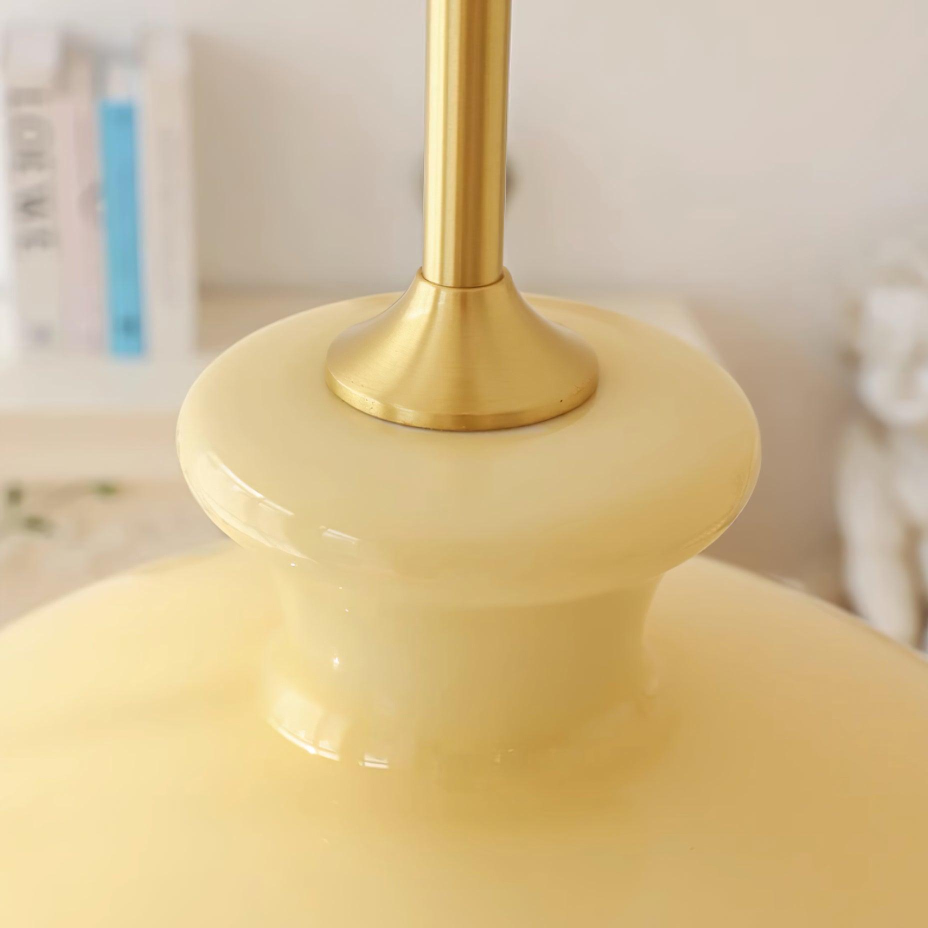 Pendant Lamp Layered Glass Dome Retro Silhouette Warm Ambient Glow - Letslighting