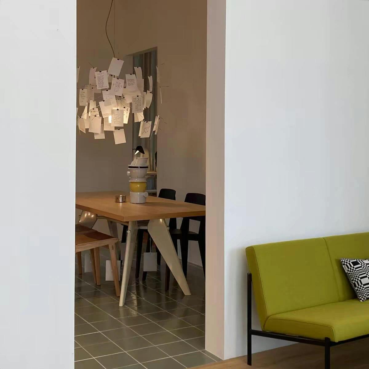 Lustra Chandelier Paper Customizable Creative - Letslighting