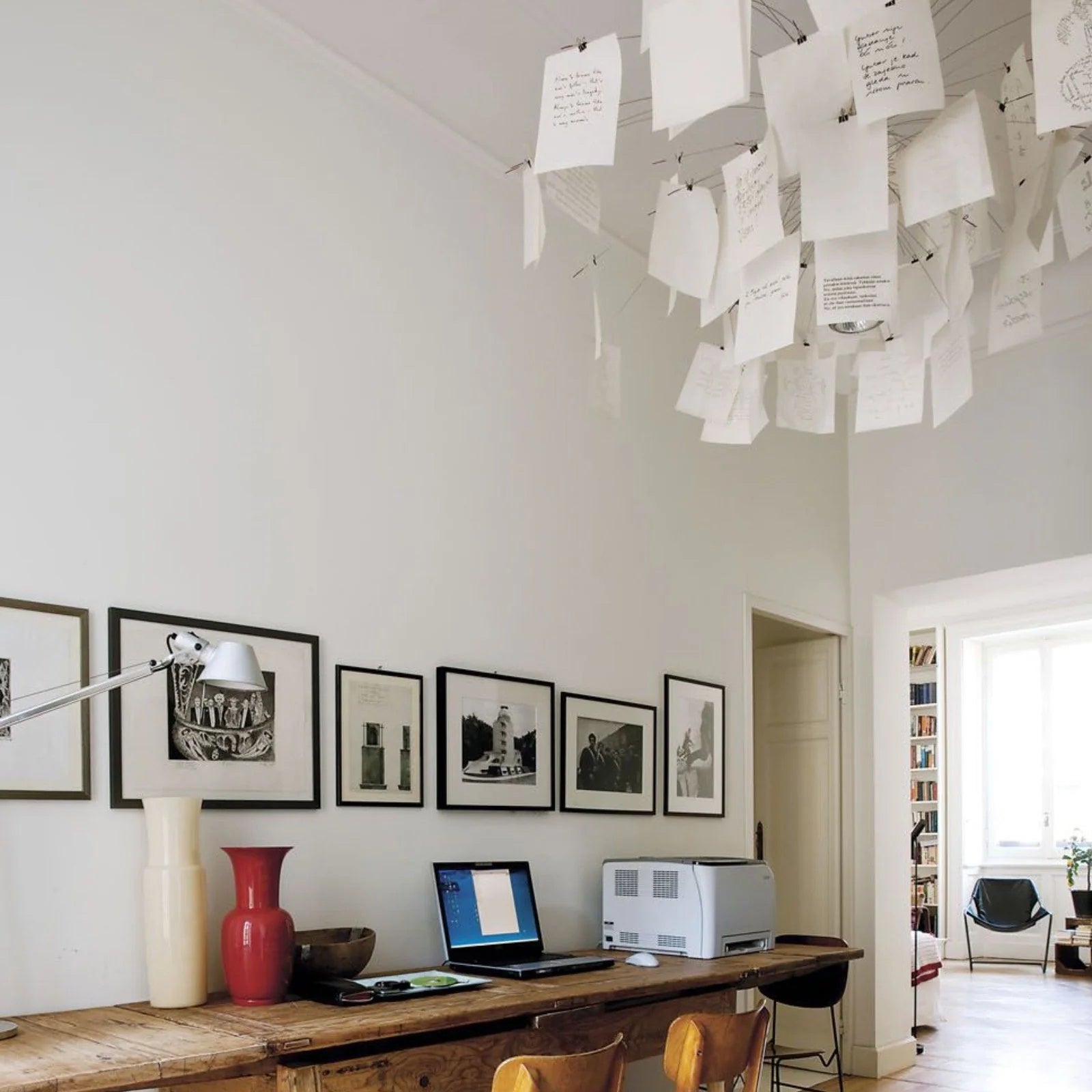 Lustra Chandelier Paper Customizable Creative - Letslighting