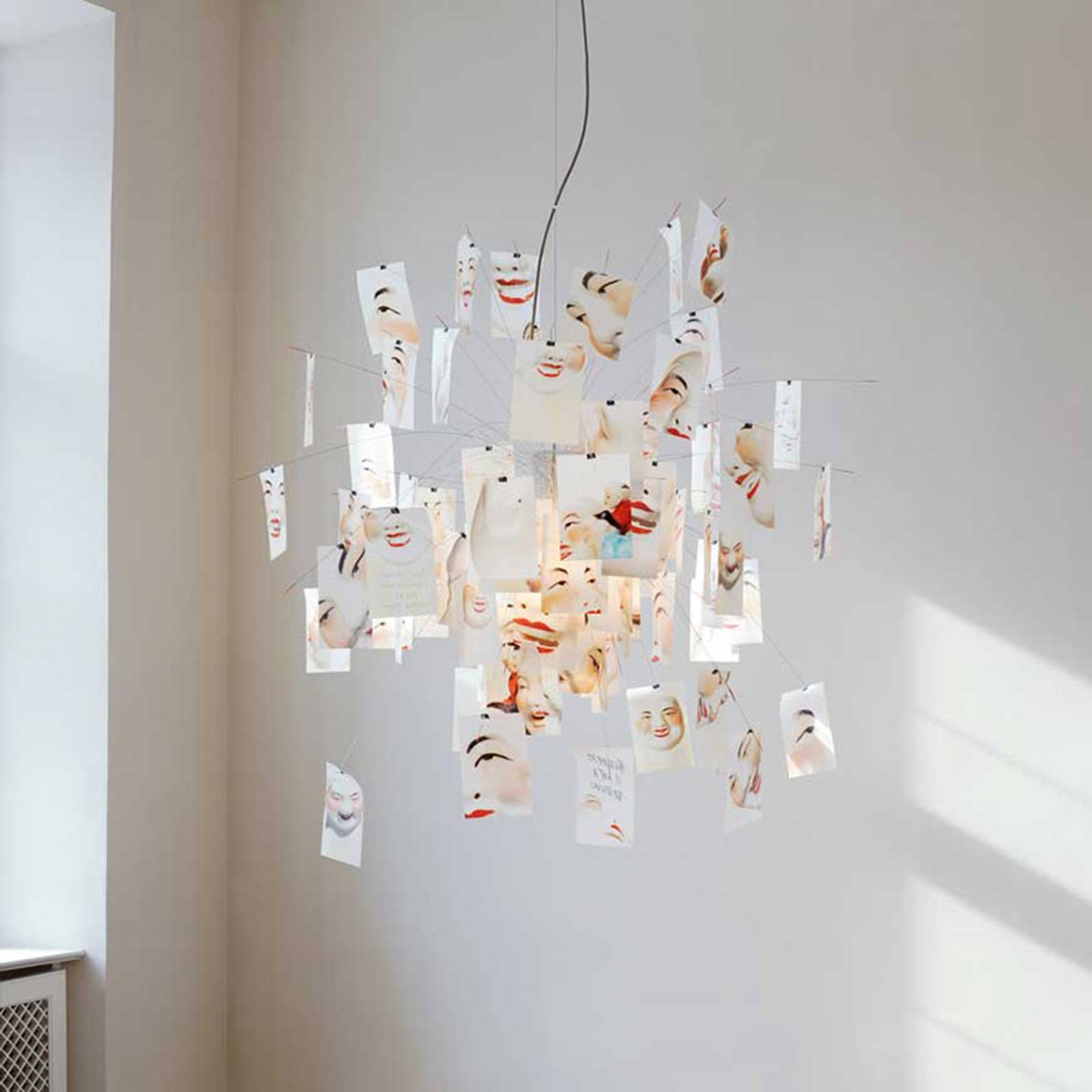 Lustra Chandelier Paper Customizable Creative - Letslighting