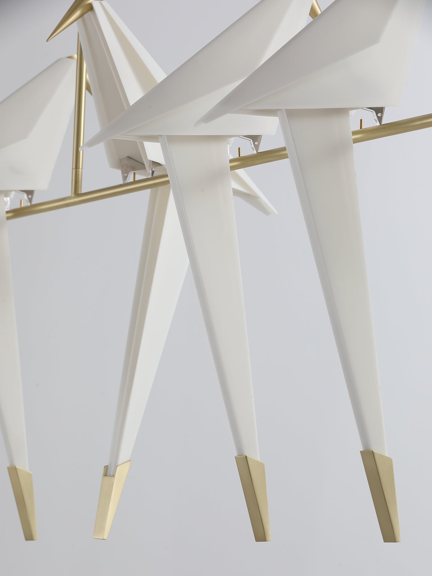Lustra Chandelier Paper Crane Bird Sculptural LED - Letslighting