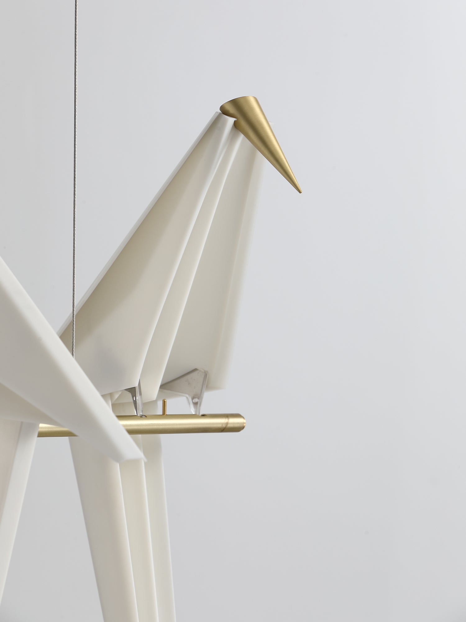 Lustra Chandelier Paper Crane Bird Sculptural LED - Letslighting