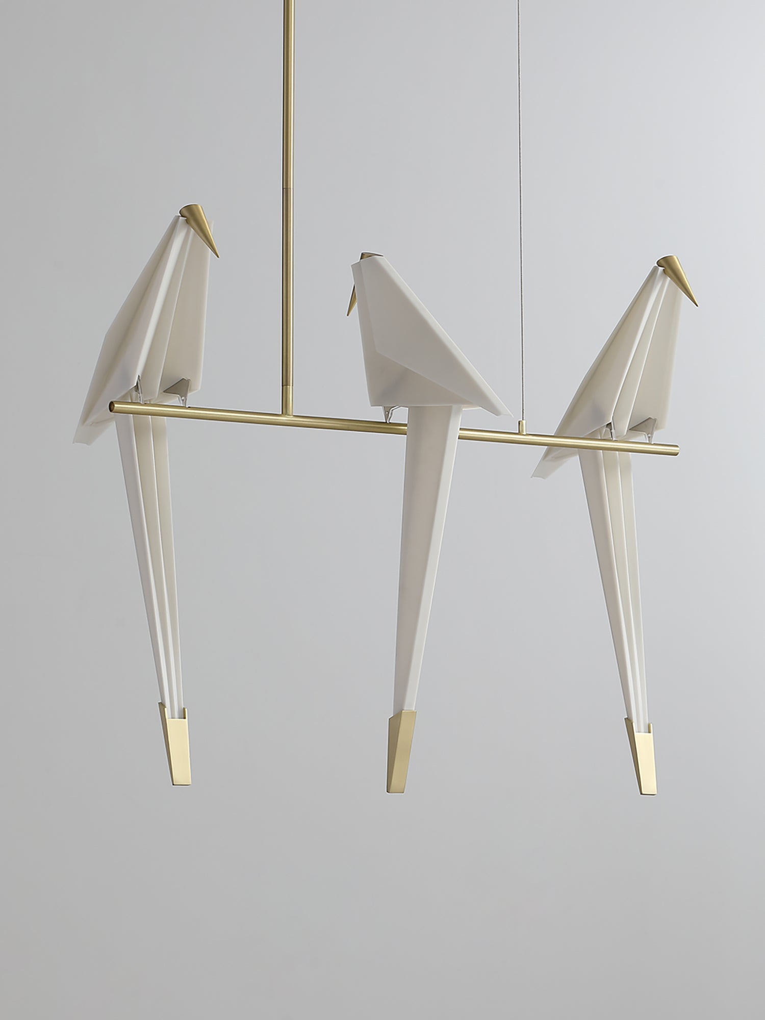 Lustra Chandelier Paper Crane Bird Sculptural LED - Letslighting
