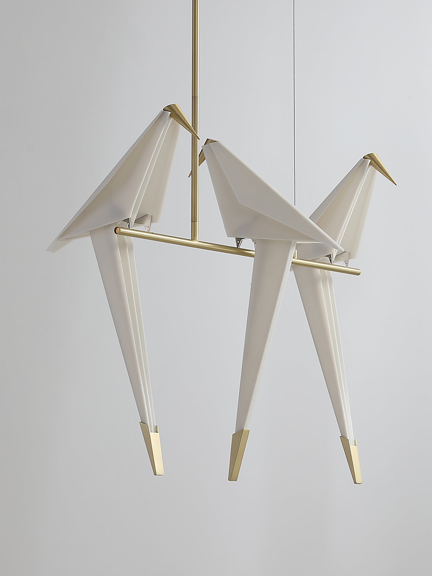 Lustra Chandelier Paper Crane Bird Sculptural LED - Letslighting