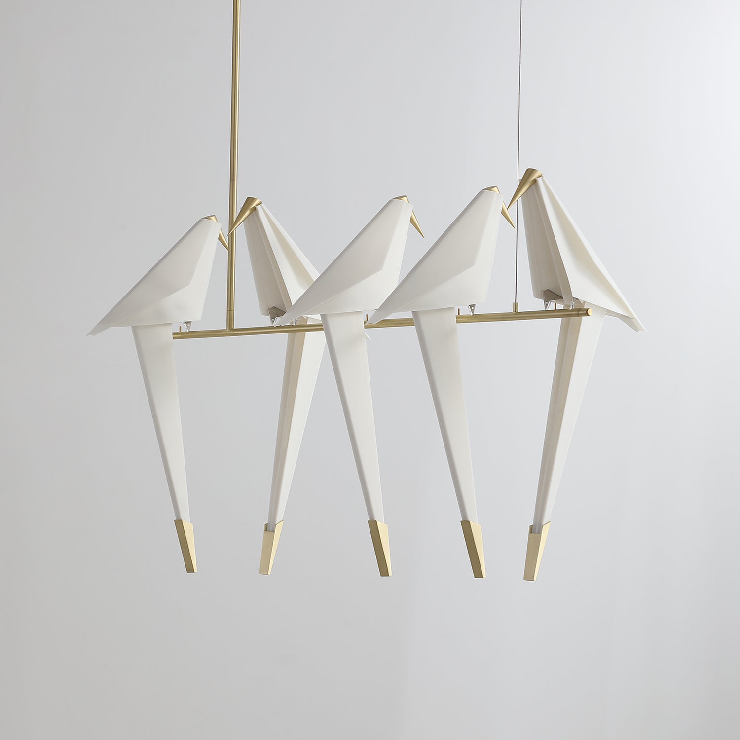 Lustra Chandelier Paper Crane Bird Sculptural LED - Letslighting