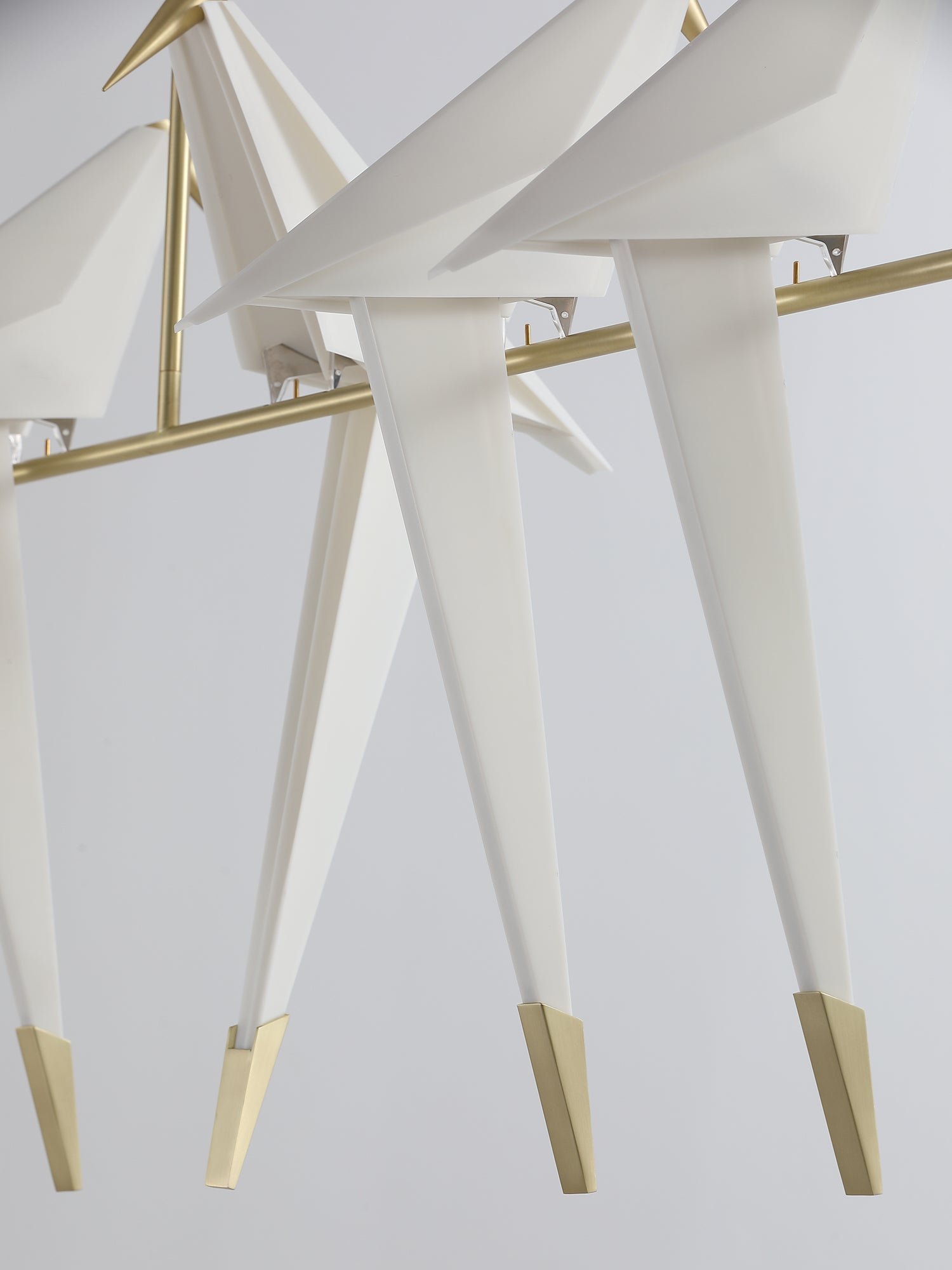 Lustra Chandelier Paper Crane Bird Sculptural LED - Letslighting