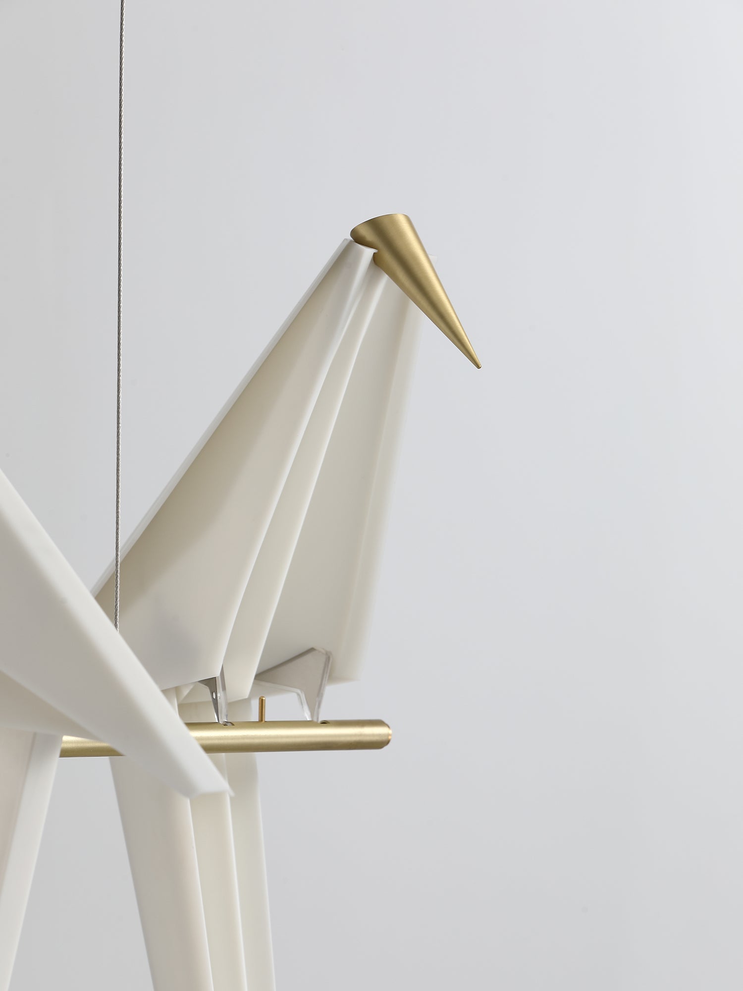 Lustra Chandelier Paper Crane Bird Sculptural LED - Letslighting