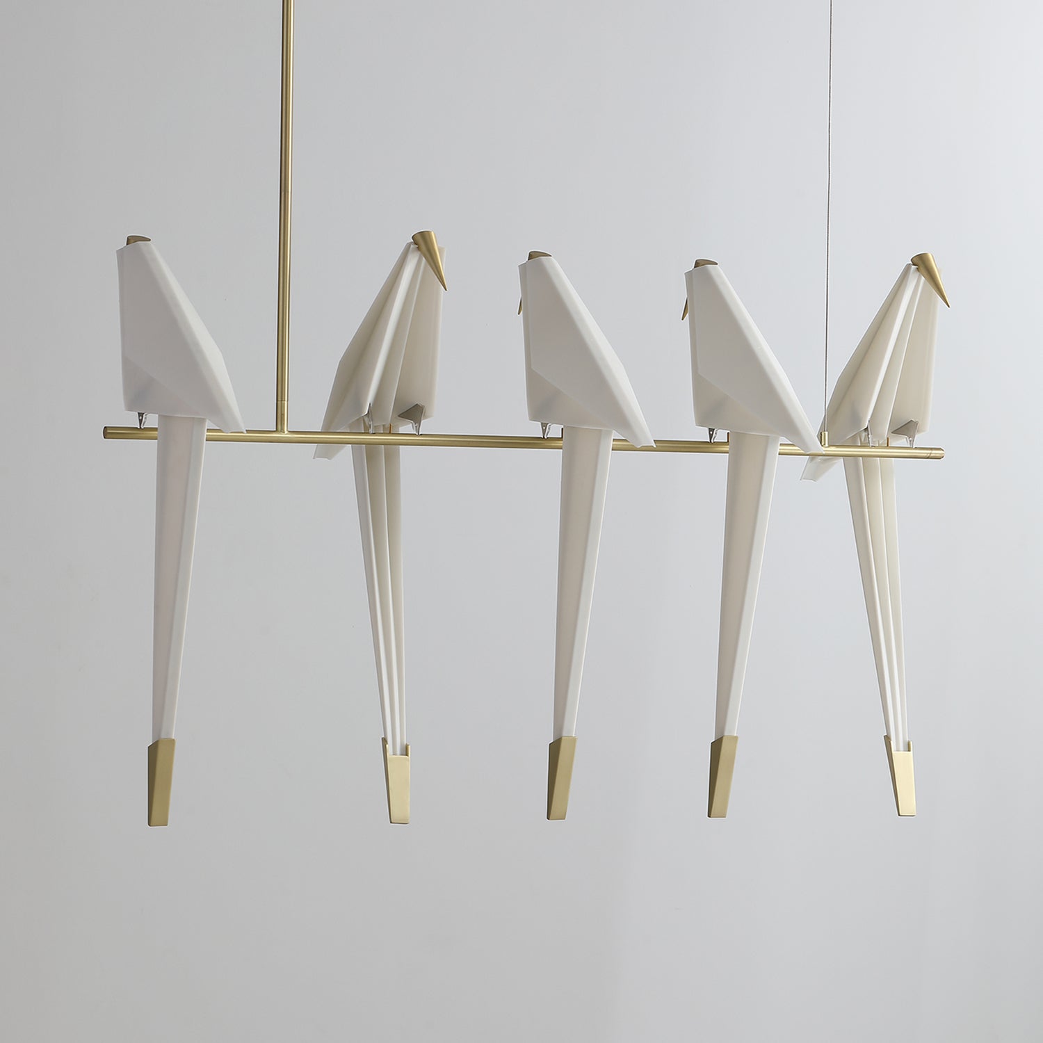 Lustra Chandelier Paper Crane Bird Sculptural LED - Letslighting
