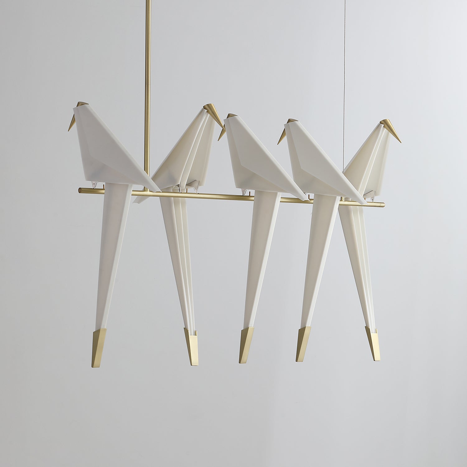 Lustra Chandelier Paper Crane Bird Sculptural LED - Letslighting
