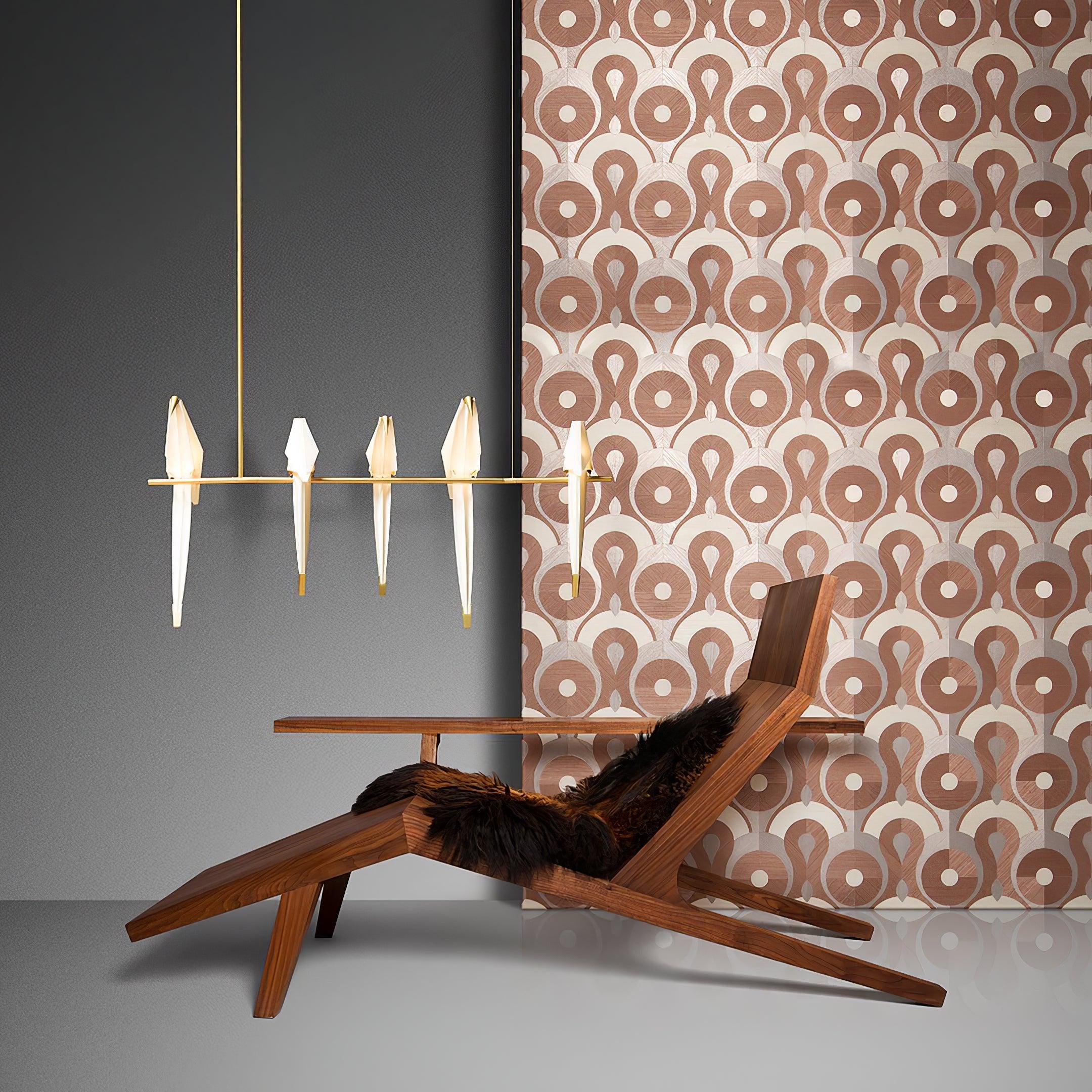 Clifford White Paper Crane Chandelier - Letslighting