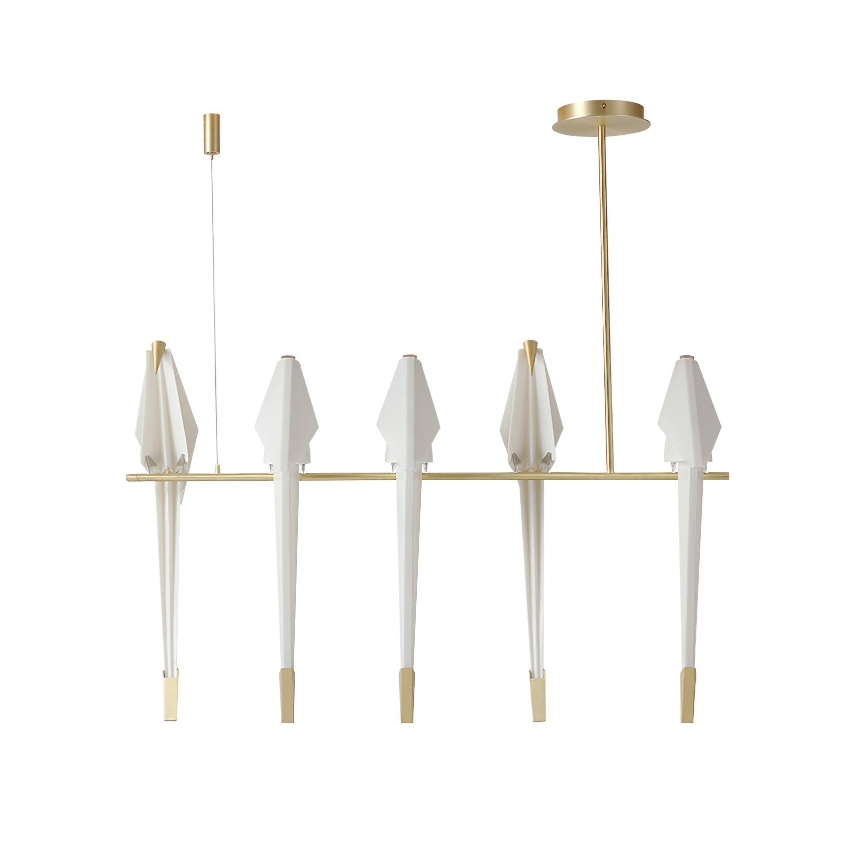 Clifford White Paper Crane Chandelier - Letslighting