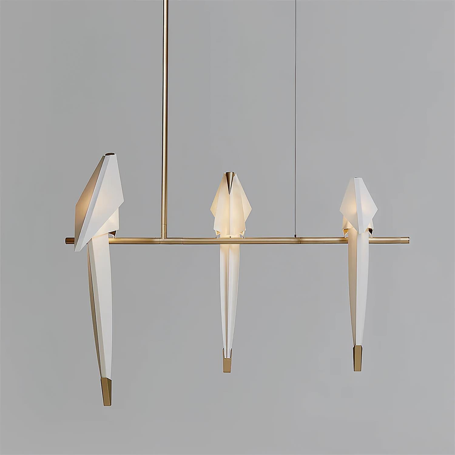 Clifford White Paper Crane Chandelier - Letslighting