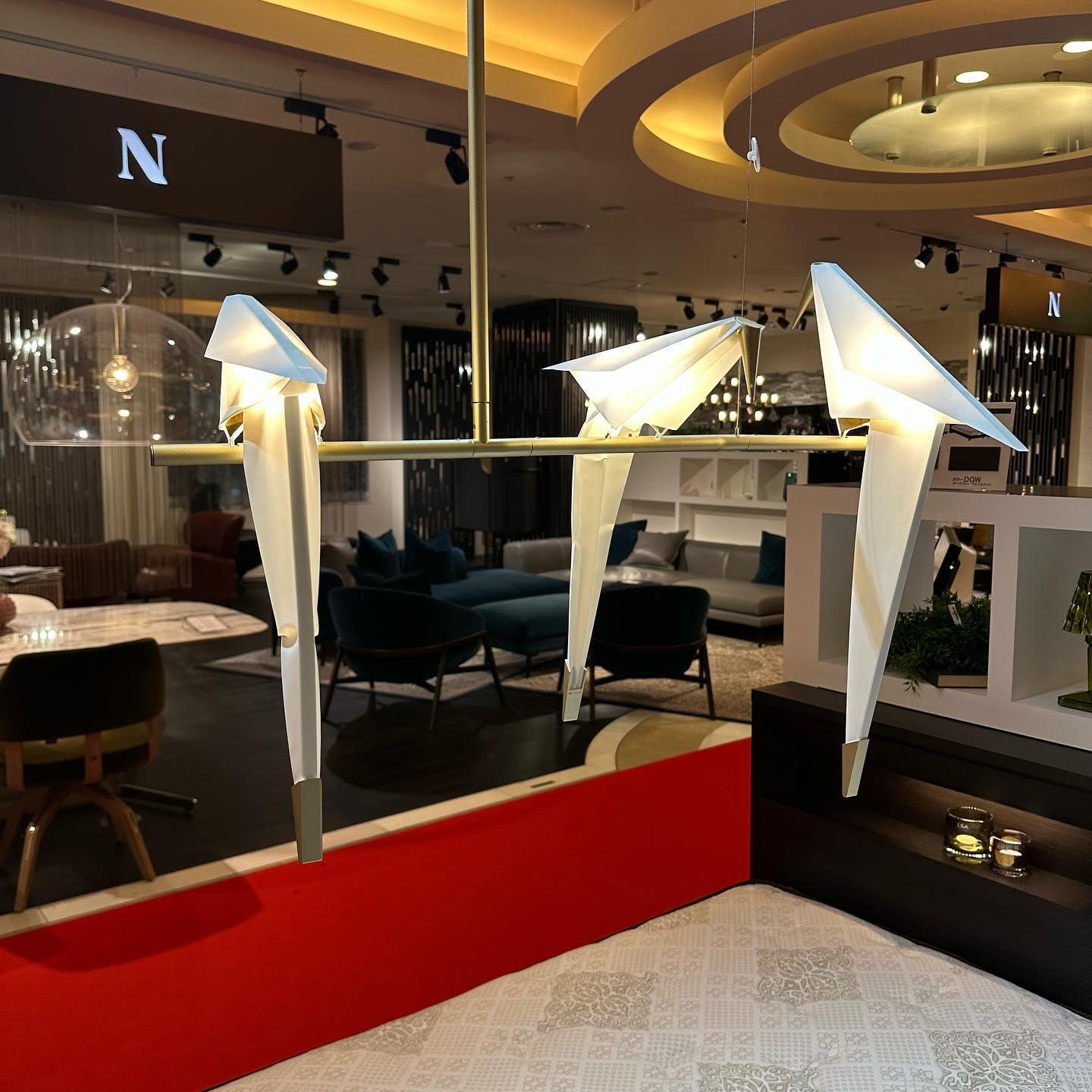 Clifford White Paper Crane Chandelier - Letslighting