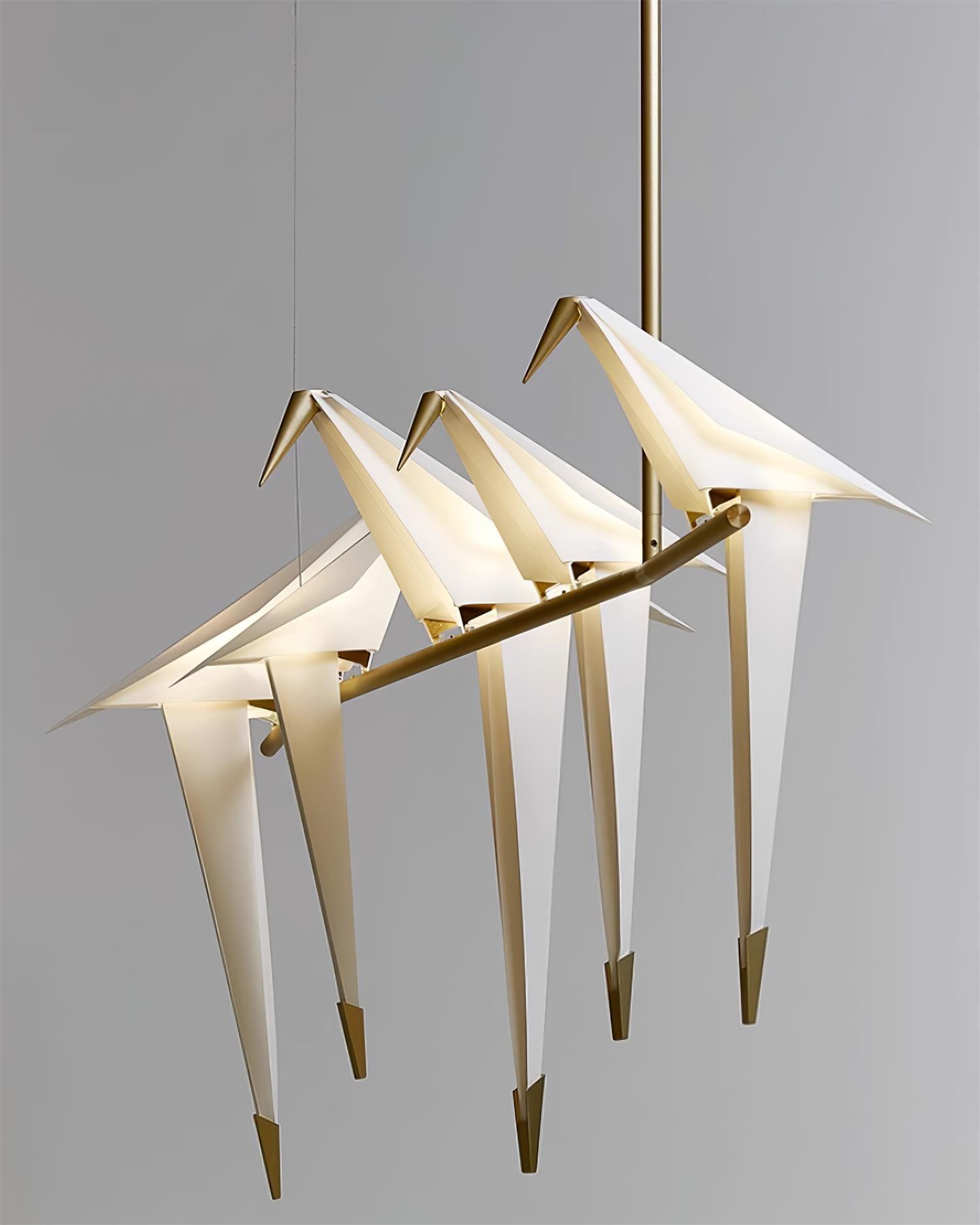 Clifford White Paper Crane Chandelier - Letslighting