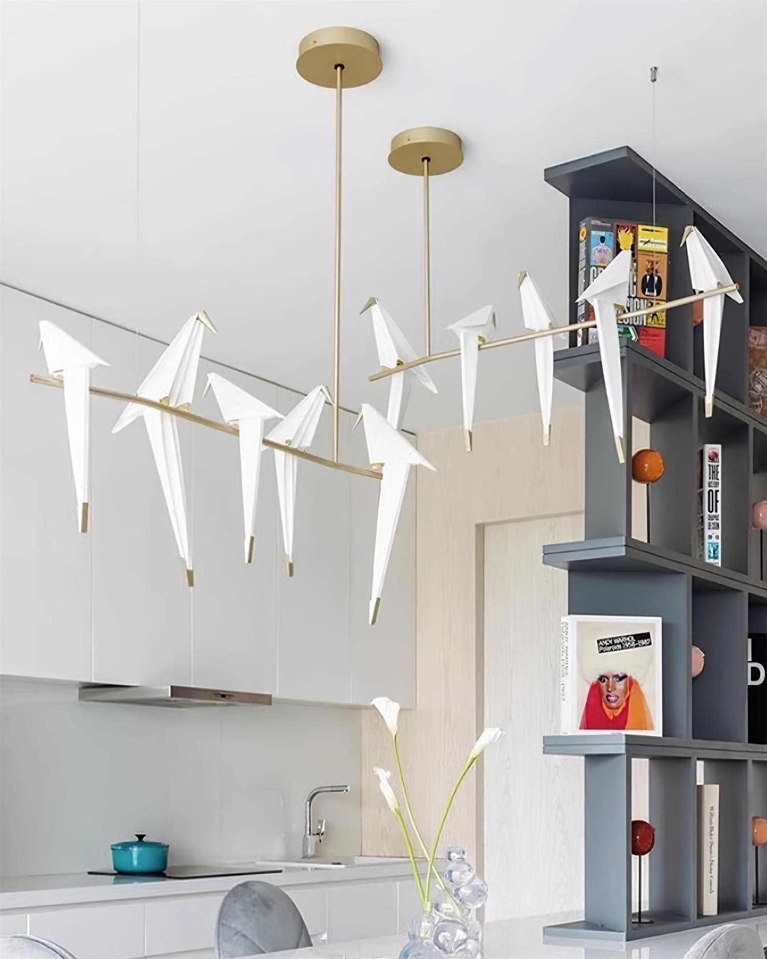 Clifford White Paper Crane Chandelier - Letslighting