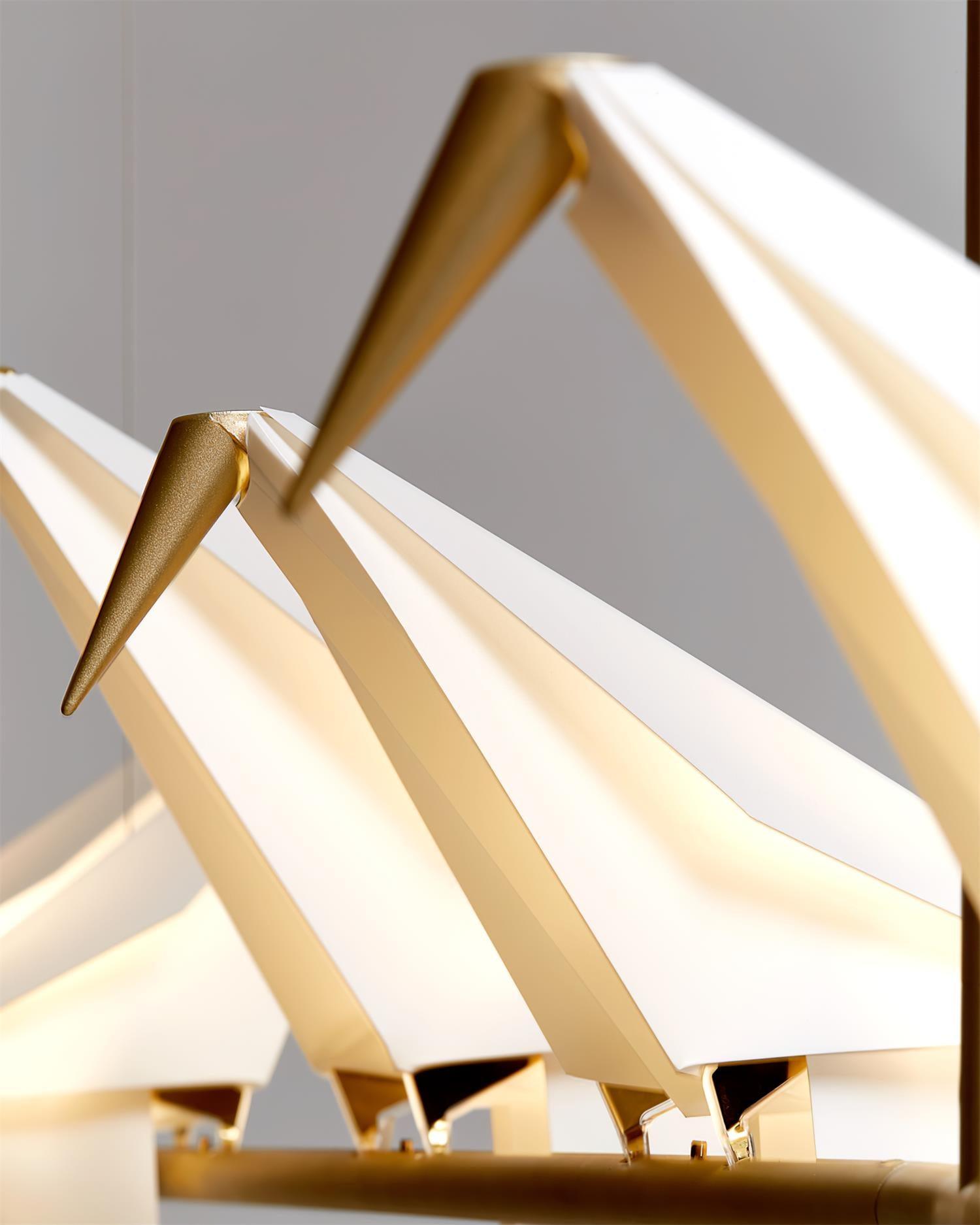 Clifford White Paper Crane Chandelier - Letslighting