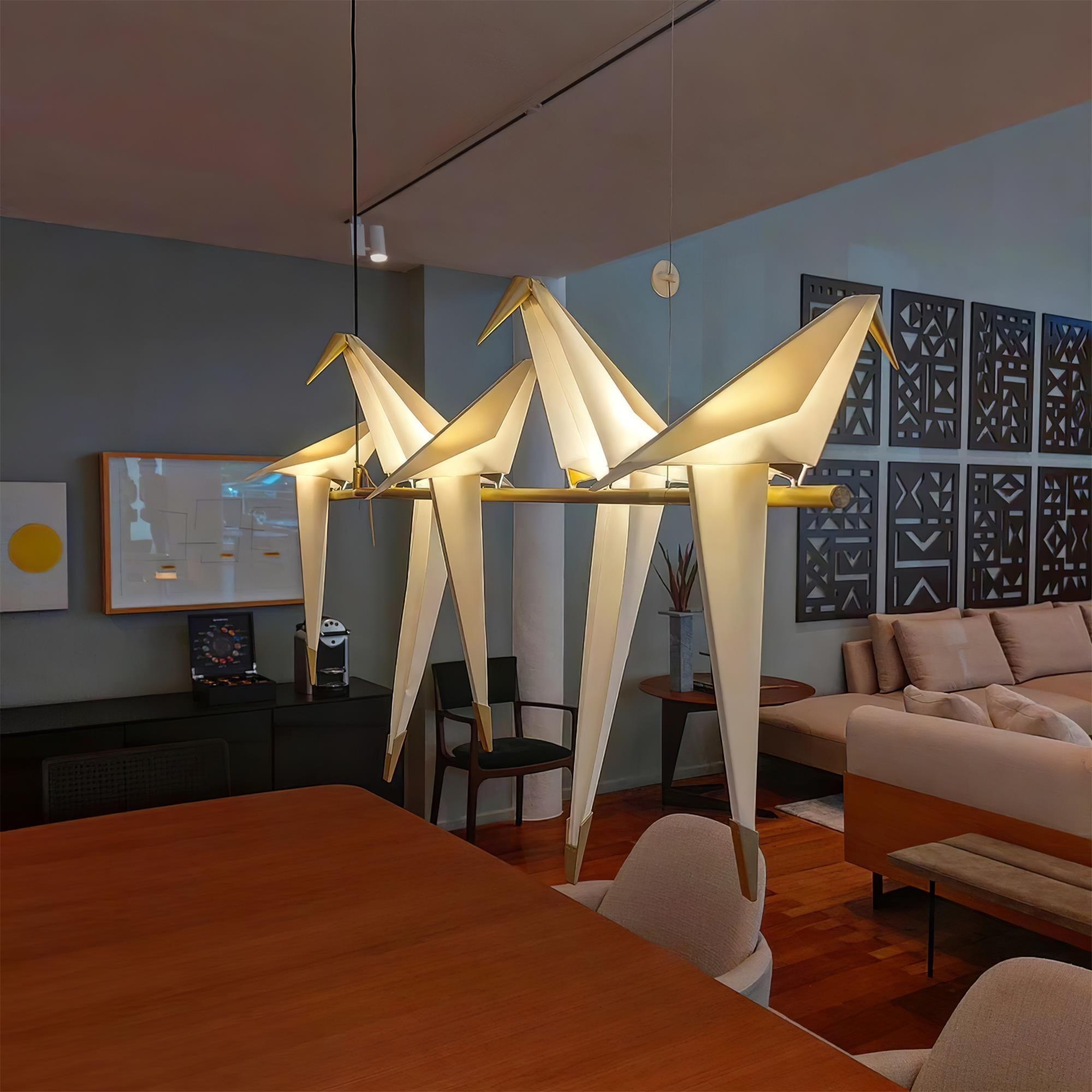 Clifford White Paper Crane Chandelier - Letslighting