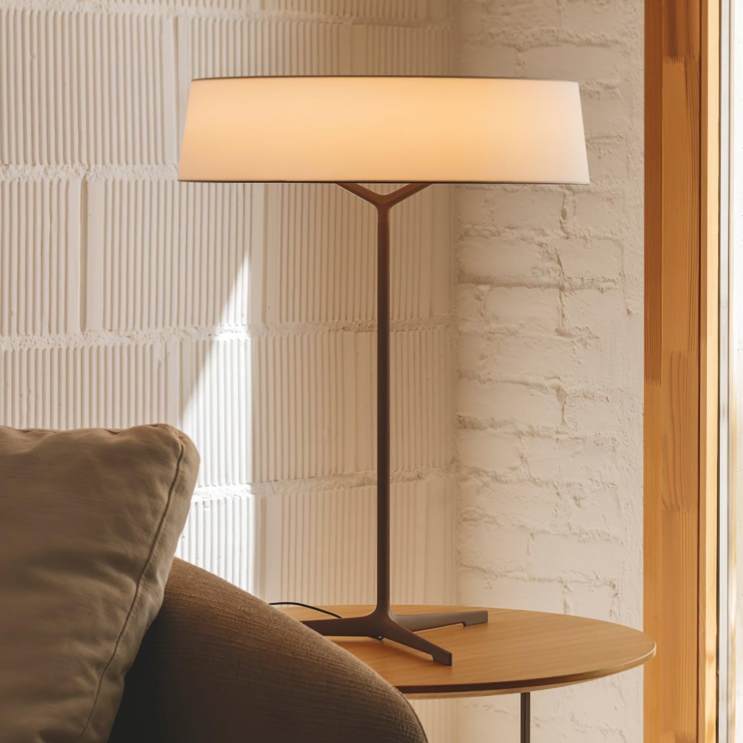 Nevita Fabric Scandinavian Table Lamp - Letslighting
