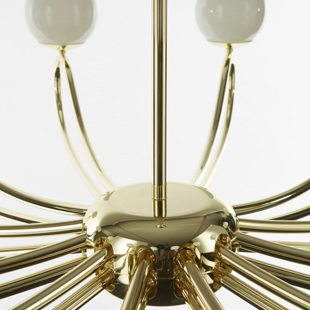 Aurlaeir Elegance Vintage Papillon Brass Glass Chandelier - Letslighting