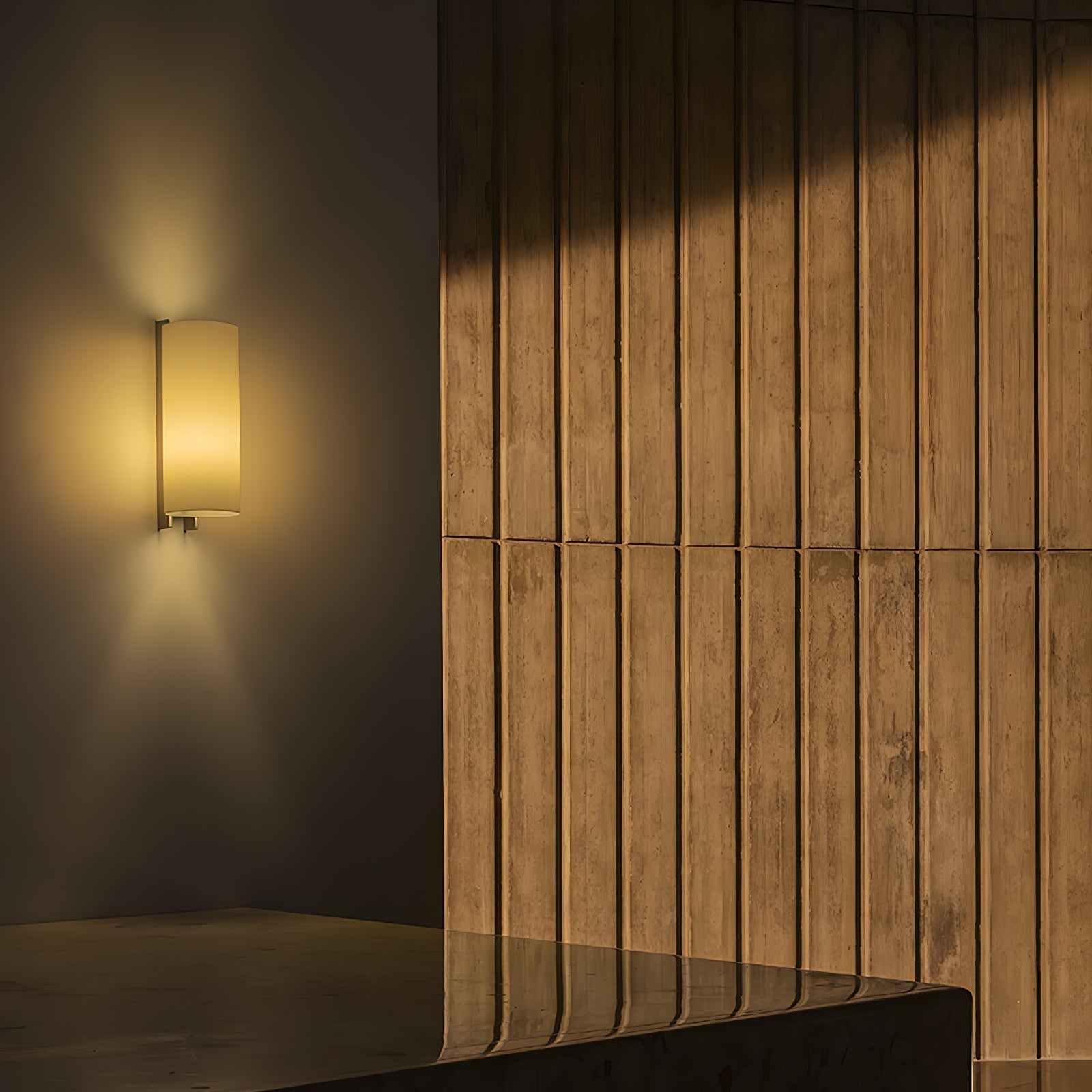Aura Minimalist Fabric Wall Light - Letslighting