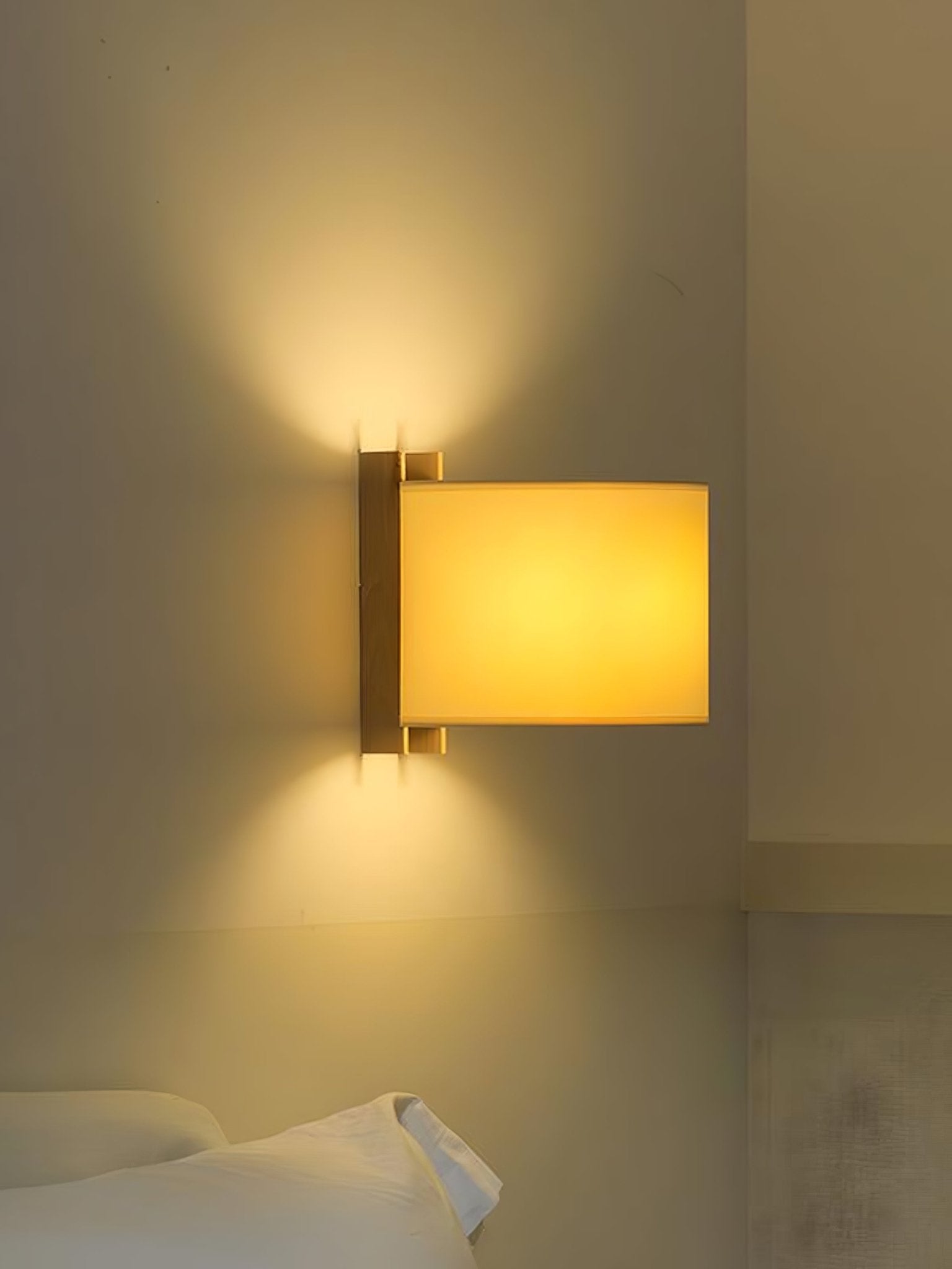 Aura Minimalist Fabric Wall Light - Letslighting