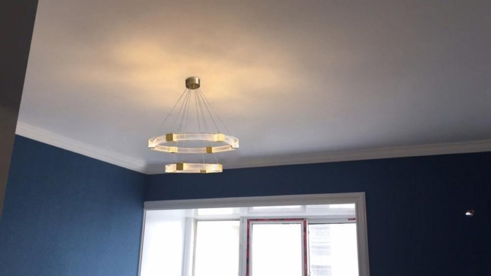 Eurdora Modern Minimalist Ring LED Chandelier - Letslighting