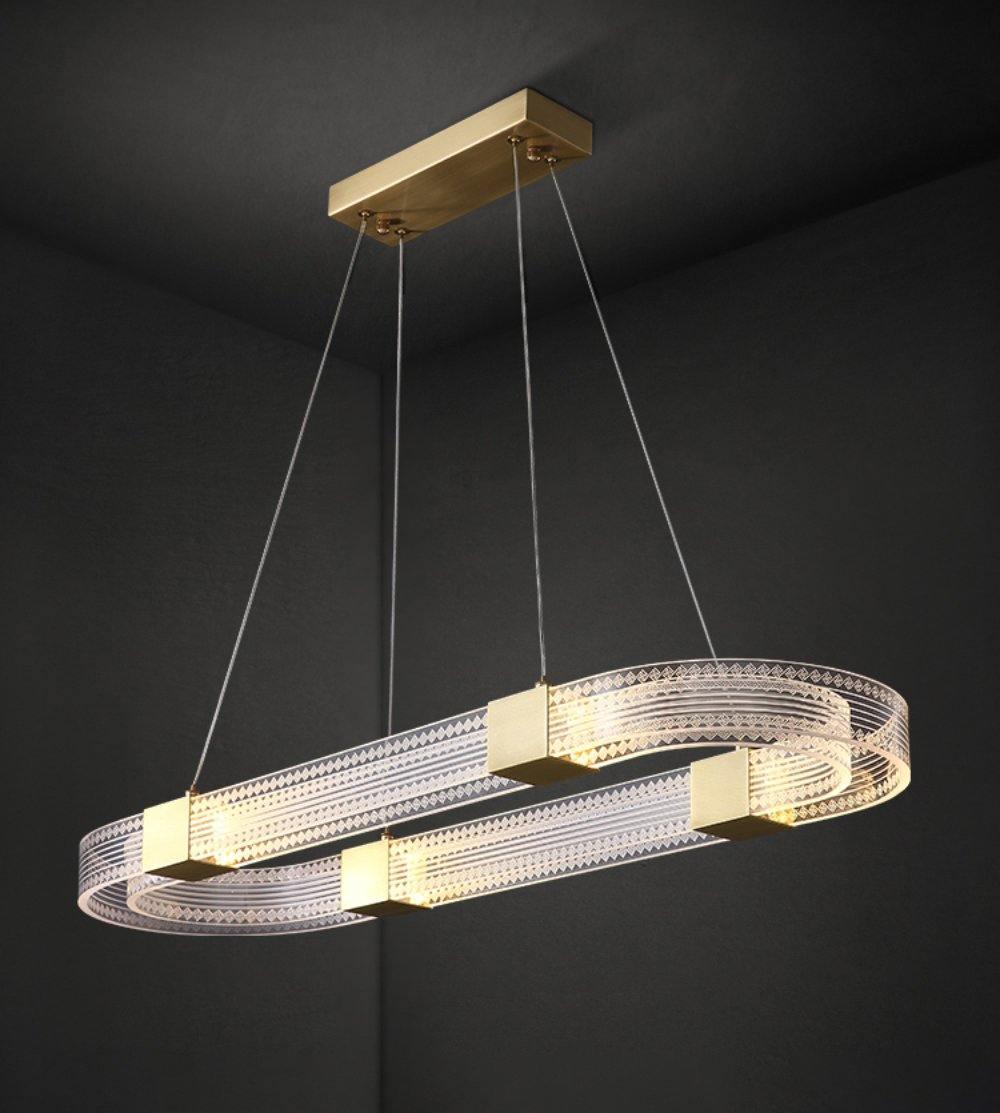 Eurdora Modern Minimalist Ring LED Chandelier - Letslighting