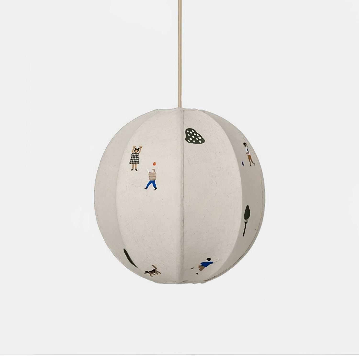 Ritta Paper Ball Drawing Pendant Light - Letslighting