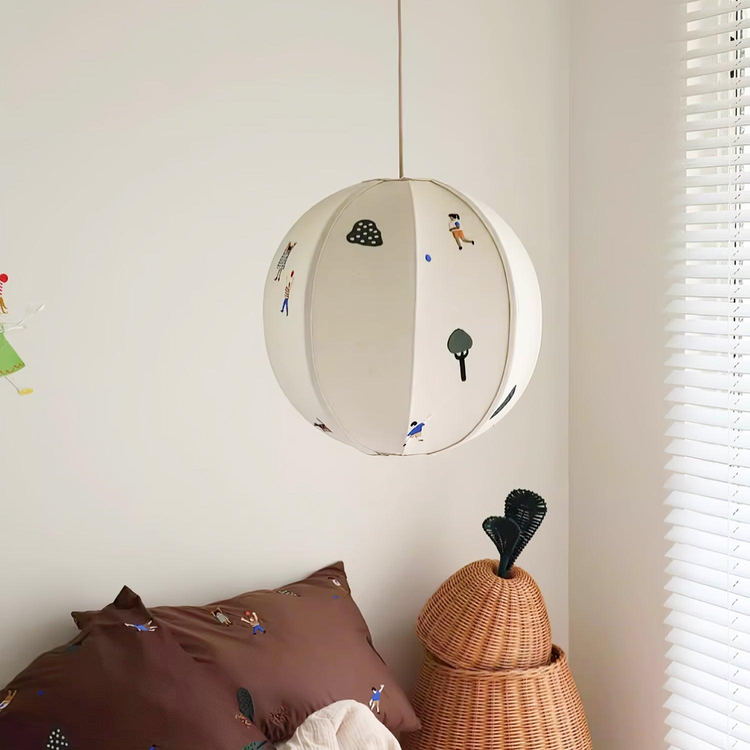 Ritta Paper Ball Drawing Pendant Light - Letslighting