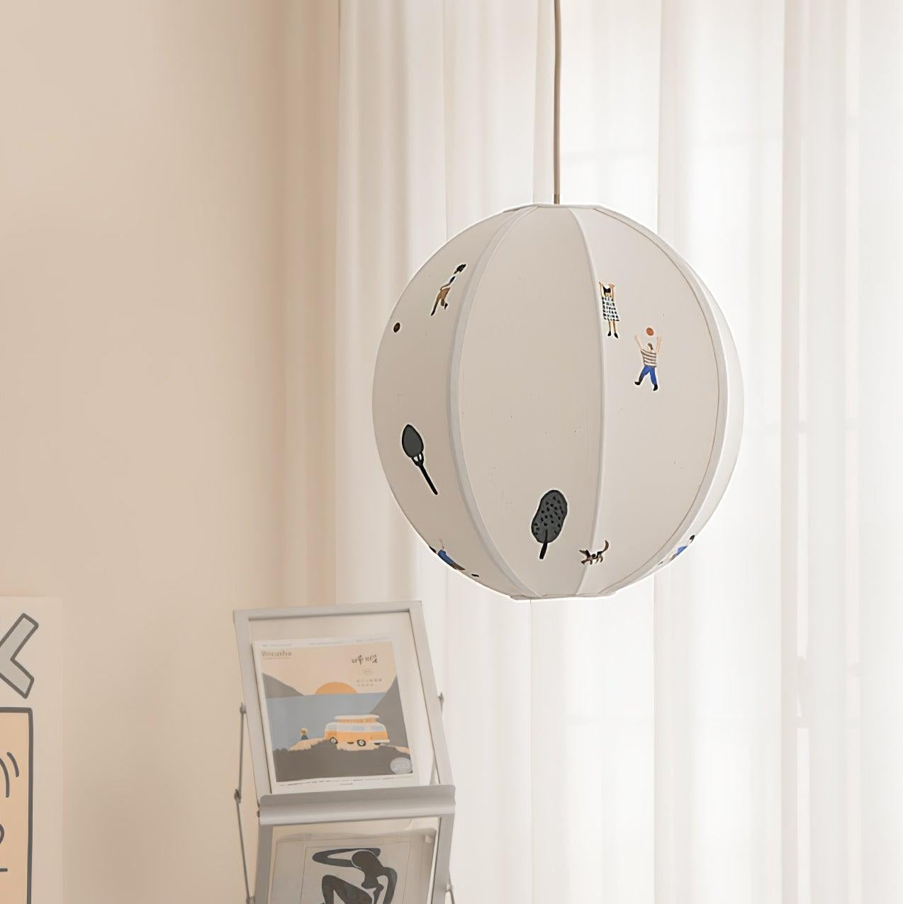 Ritta Paper Ball Drawing Pendant Light - Letslighting
