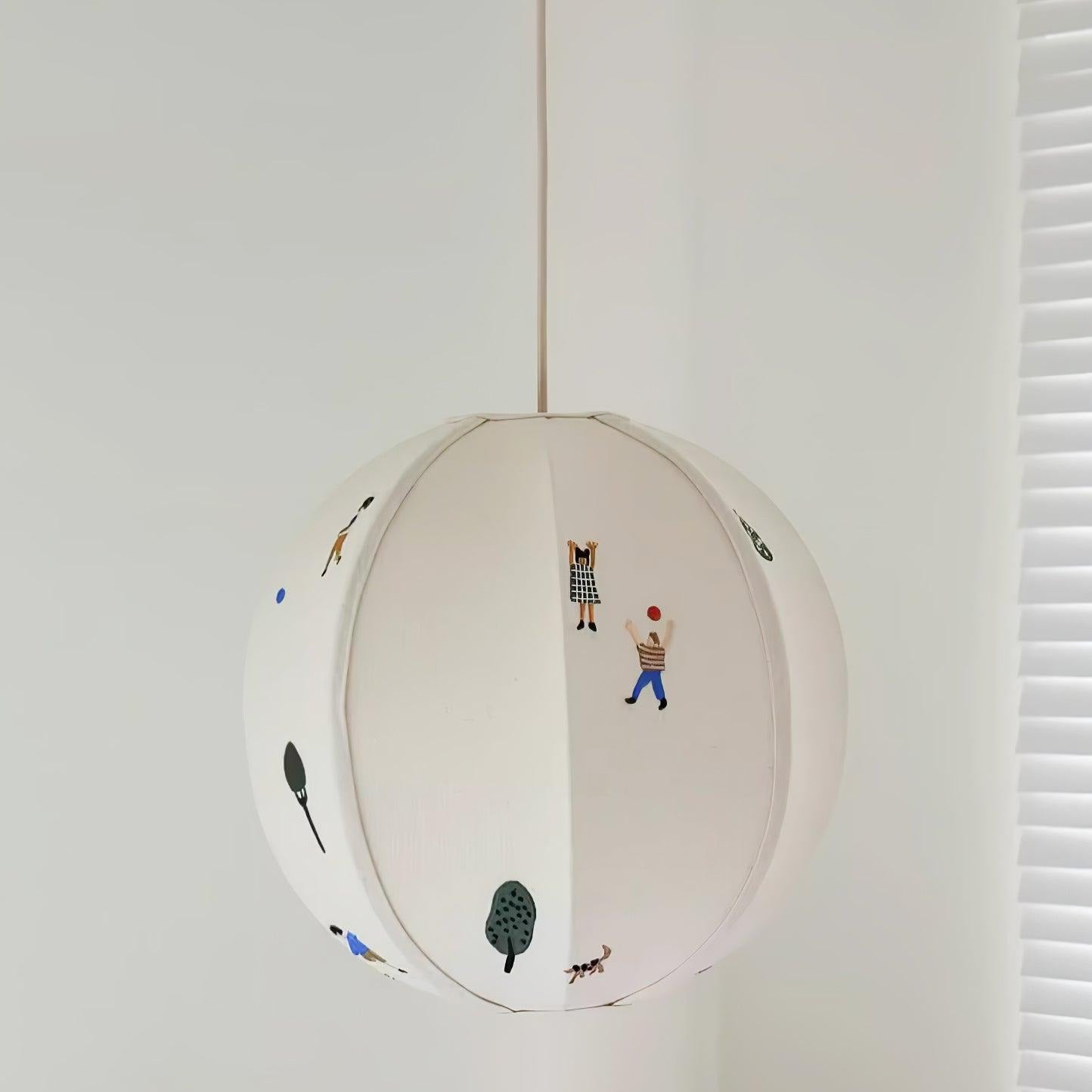 Ritta Paper Ball Drawing Pendant Light - Letslighting