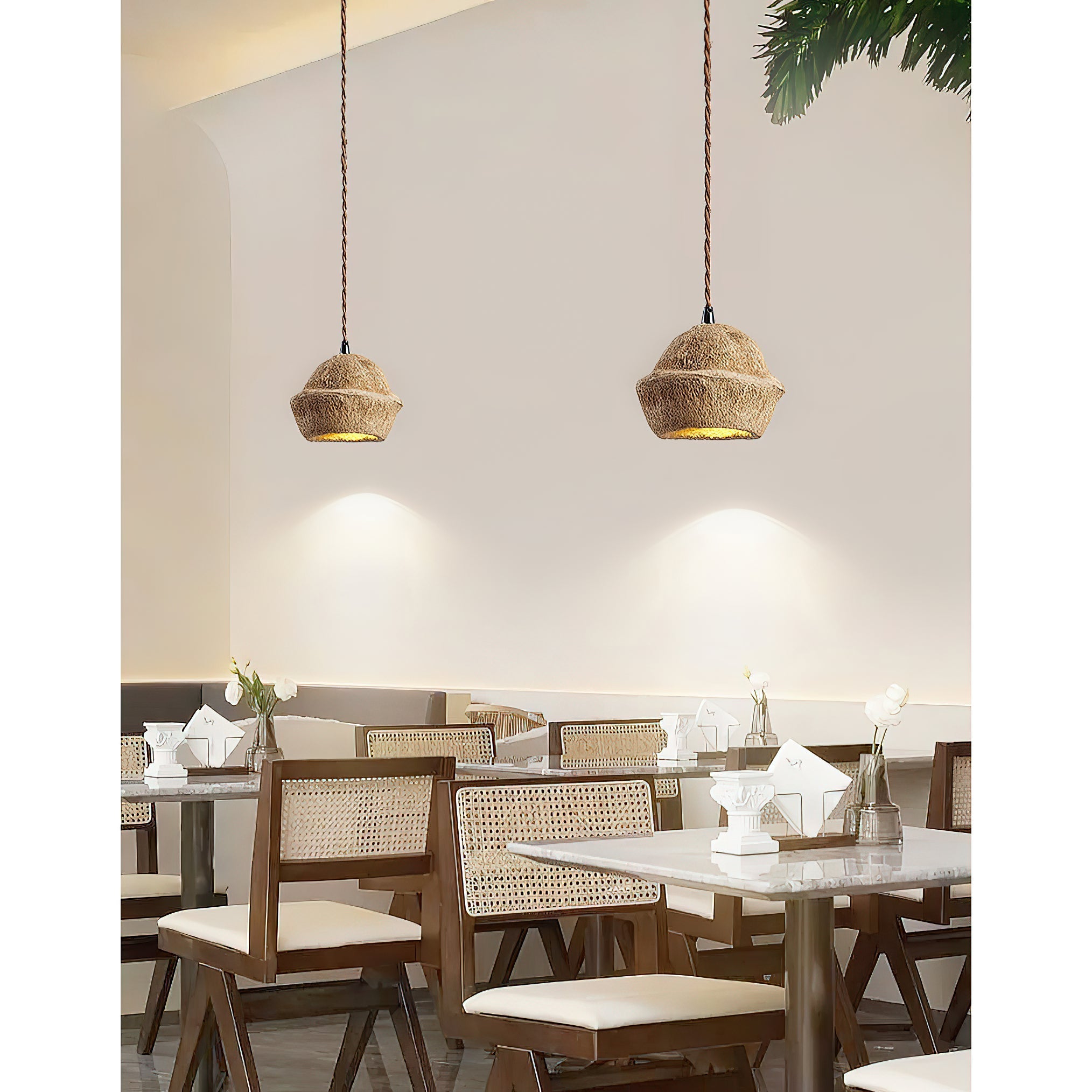 Evshaora Individual Creativity Monkey Bowl Tree Husk Pendant Lamp - Letslighting