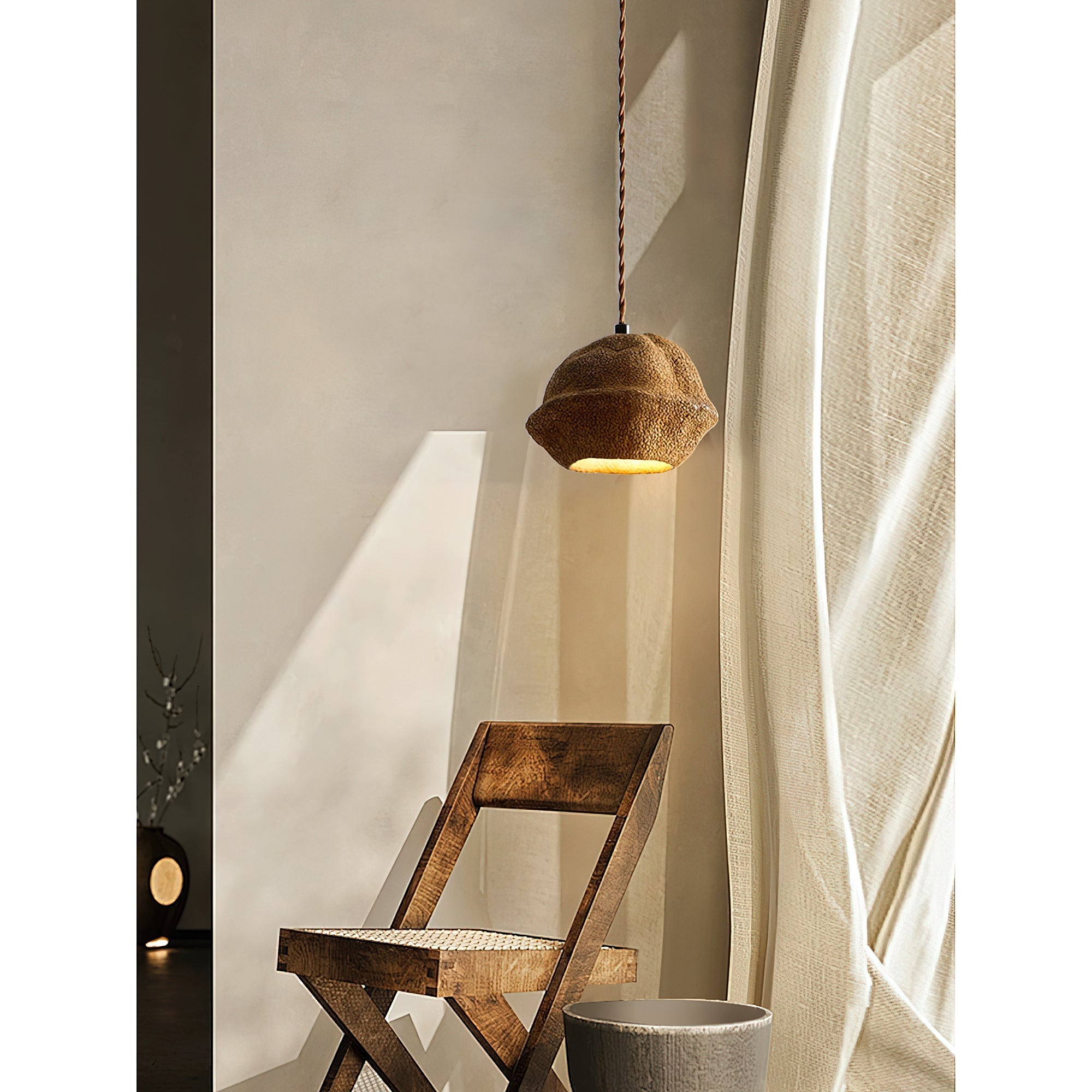 Evshaora Individual Creativity Monkey Bowl Tree Husk Pendant Lamp - Letslighting
