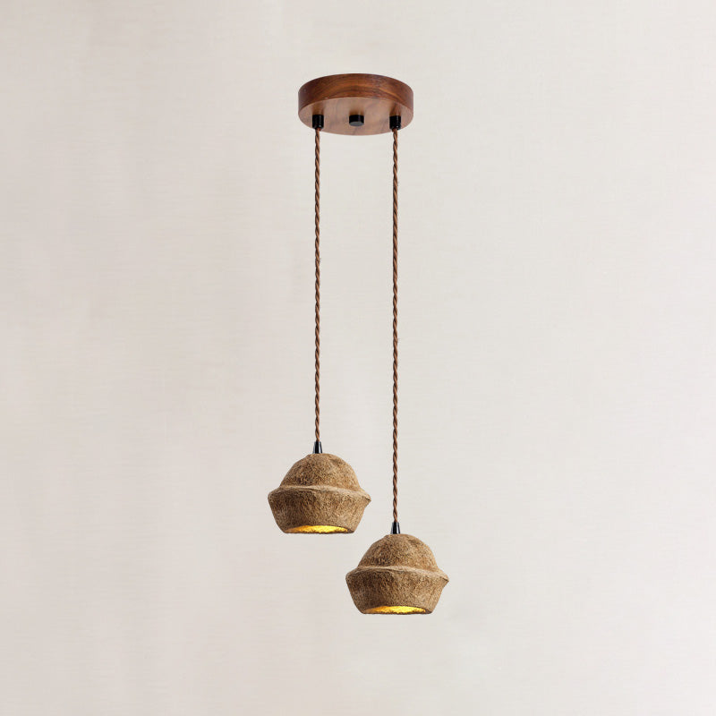 Evshaora Individual Creativity Monkey Bowl Tree Husk Pendant Lamp - Letslighting