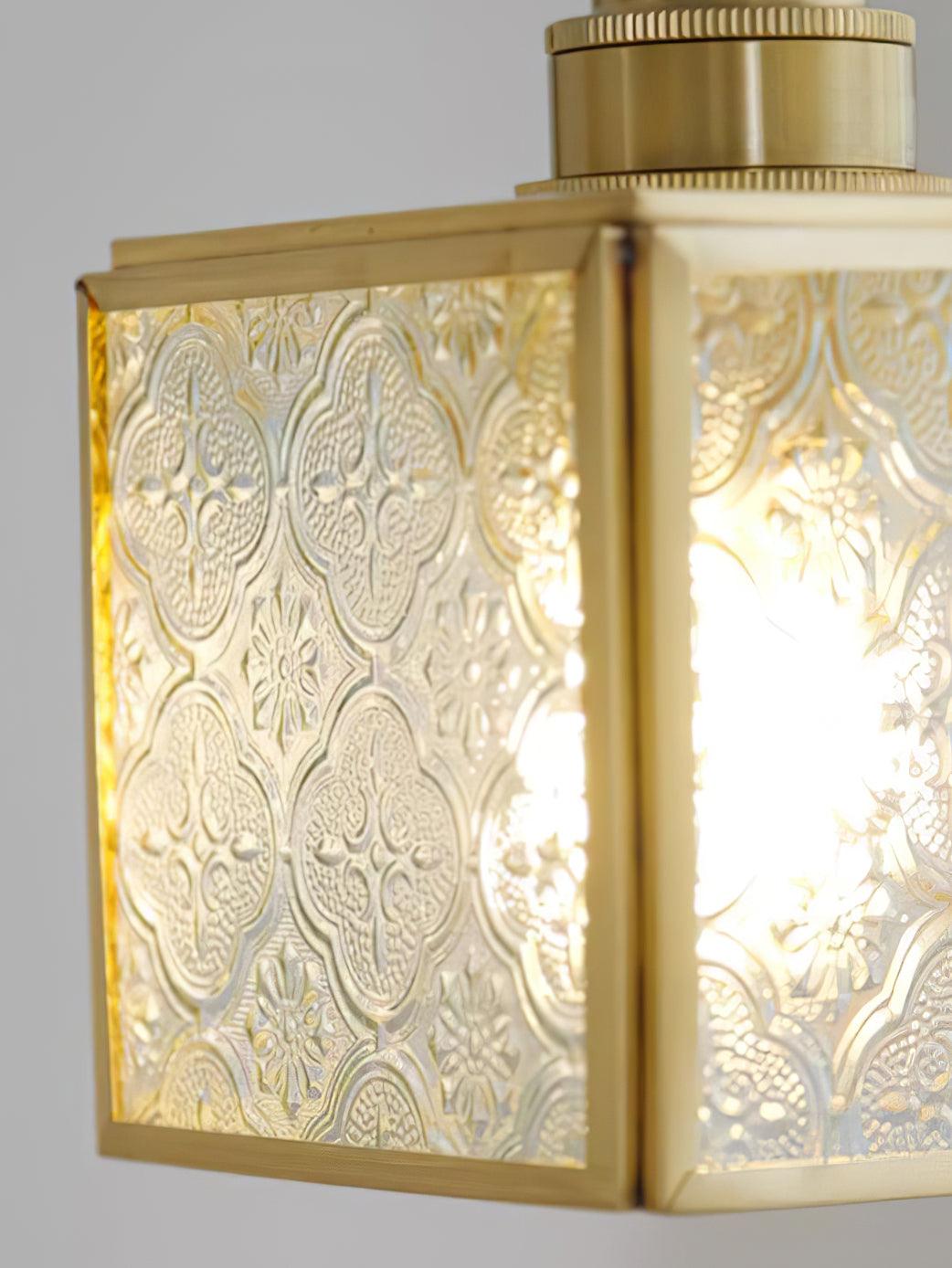 Elarace Brass & Glass Elegant Pendant Lamp - Letslighting