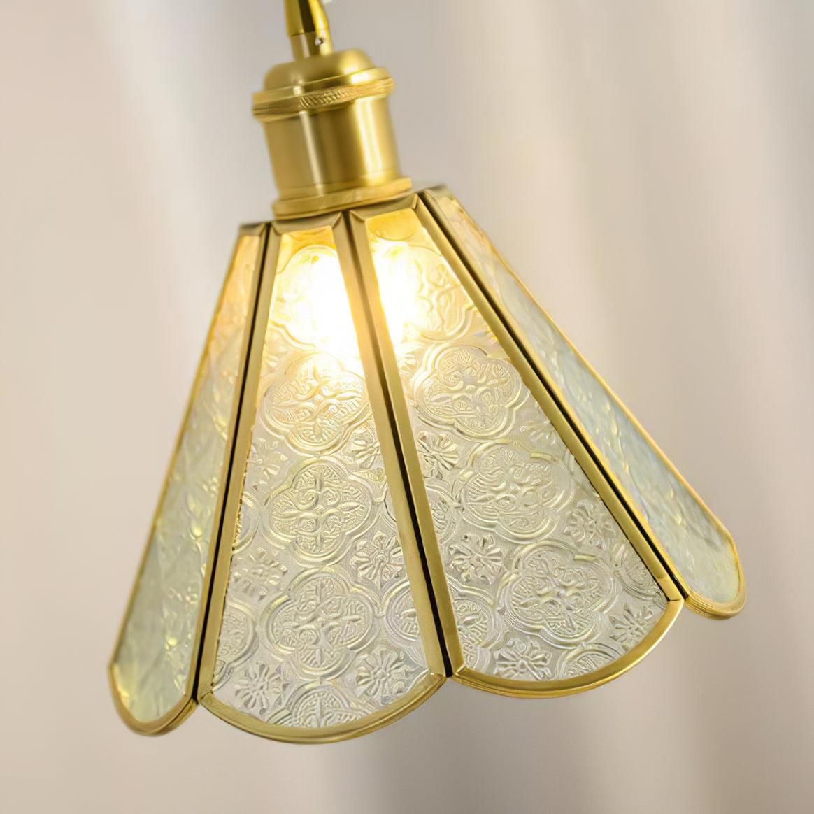 Elarace Brass & Glass Elegant Pendant Lamp - Letslighting