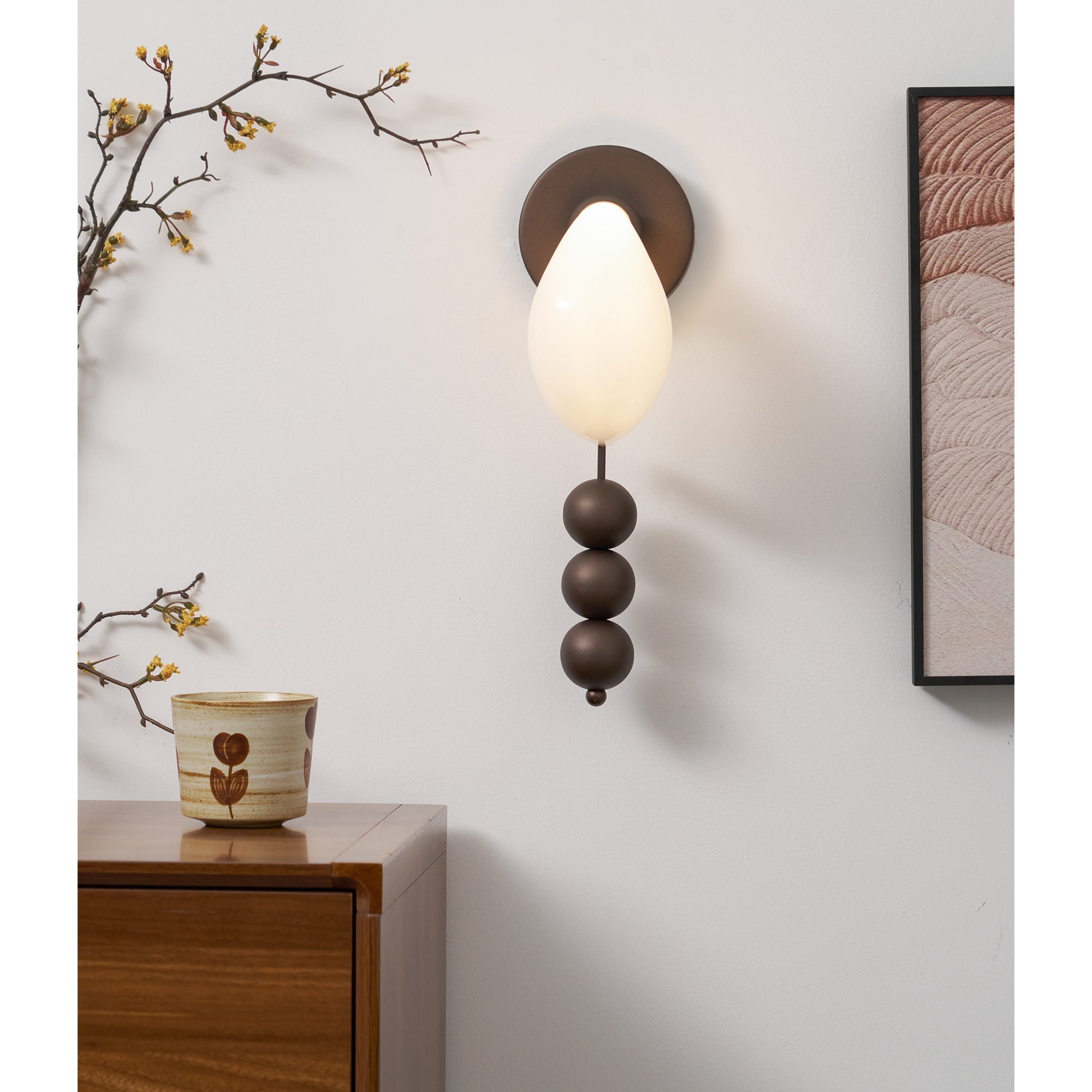Vesilara Creativity Modern Minimalist Glass Wall Lamp - Letslighting