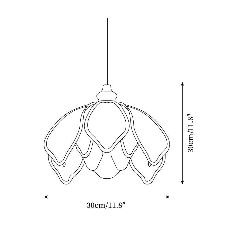 Pauline Pendant Lamp Petal - Letslighting