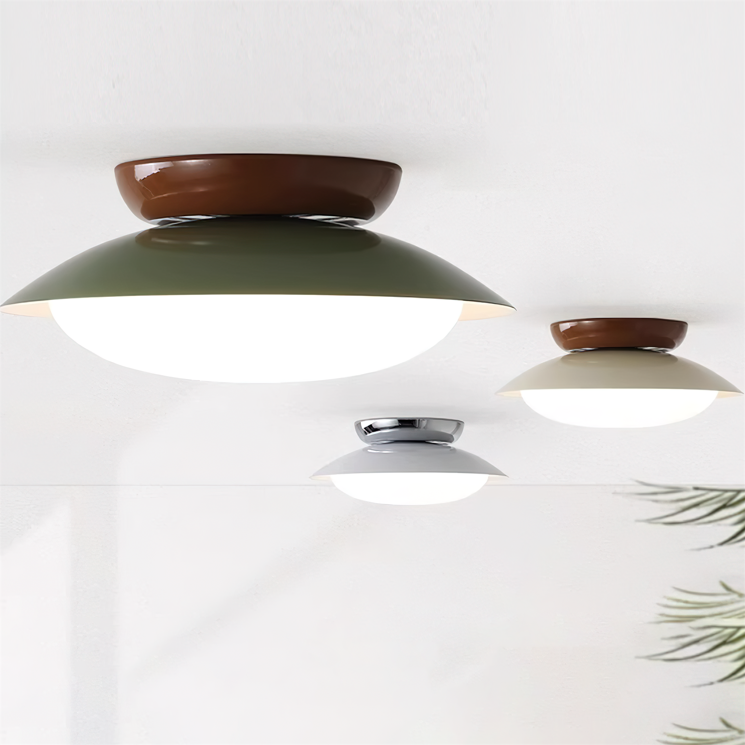 Aira Vintage Bowl-shaped LED Ceiling Light - Letslighting